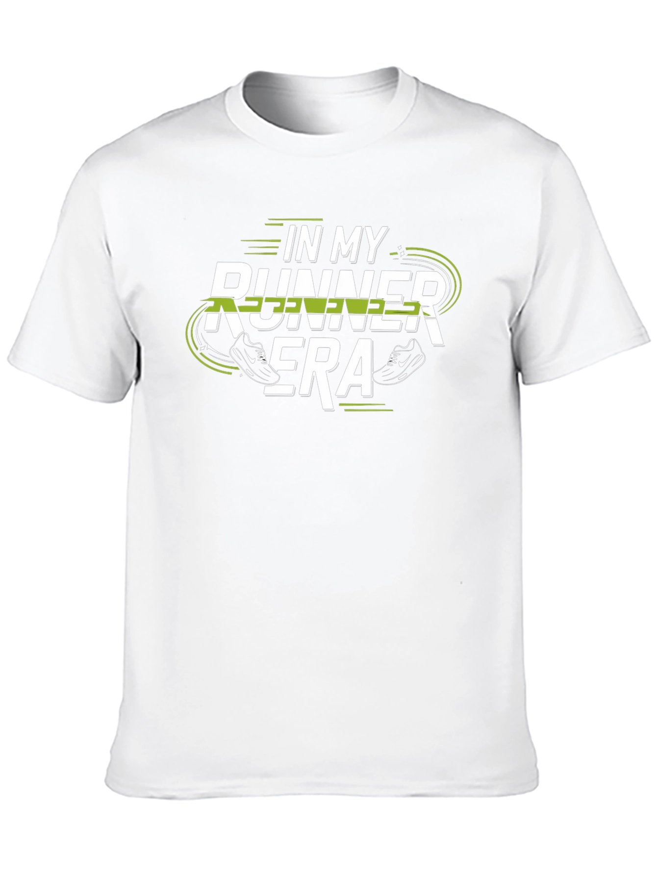 In My Runner Era Black Graphic Tee