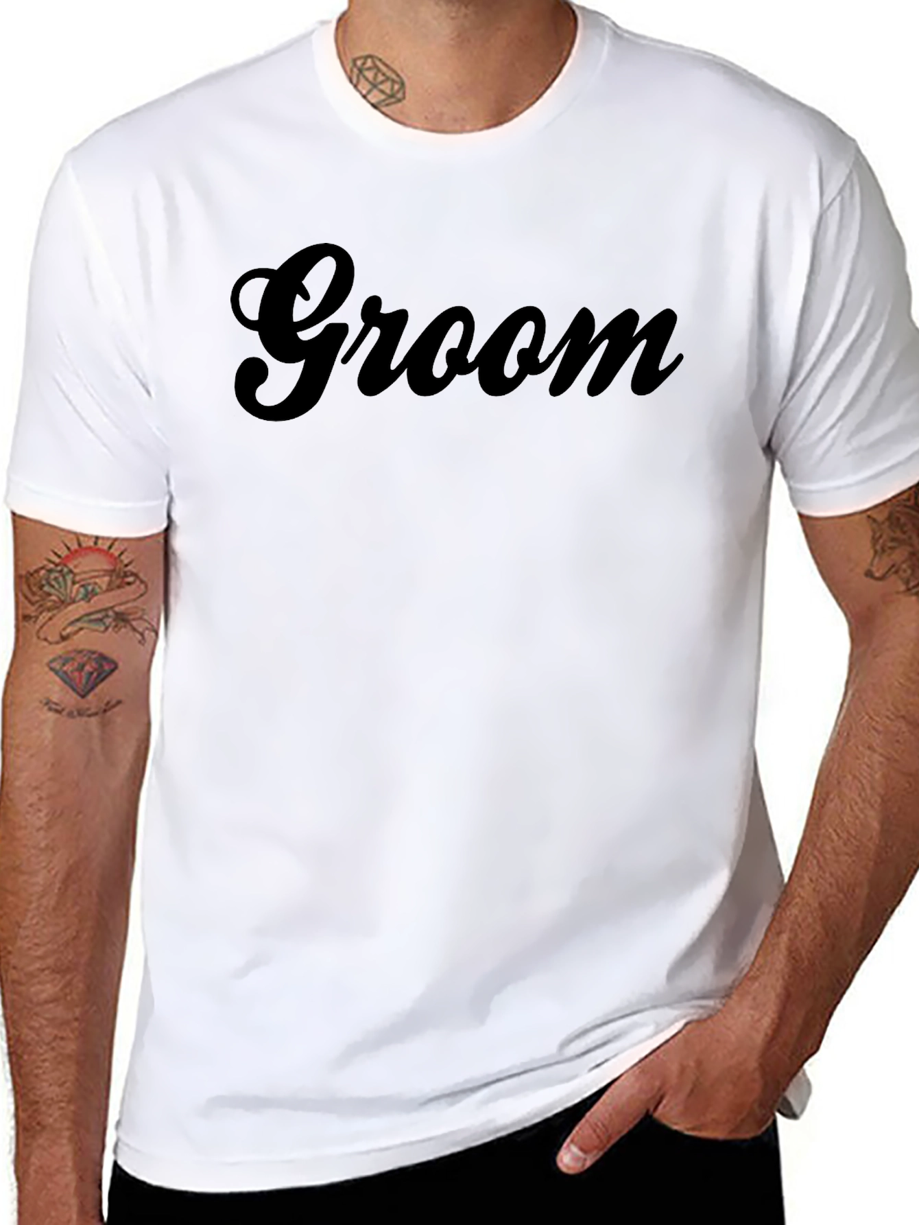 Groom Crewneck T-Shirt