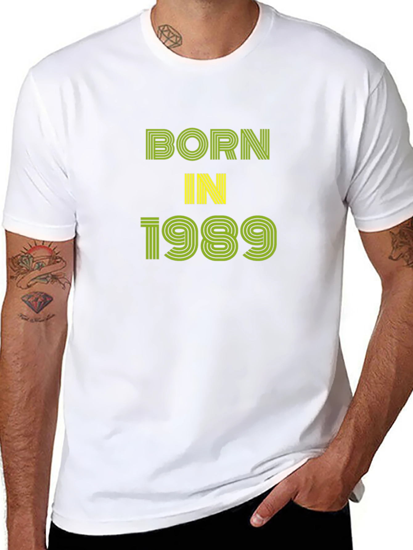 Born in 1989 T-Shirt - Retro Birthday Tee