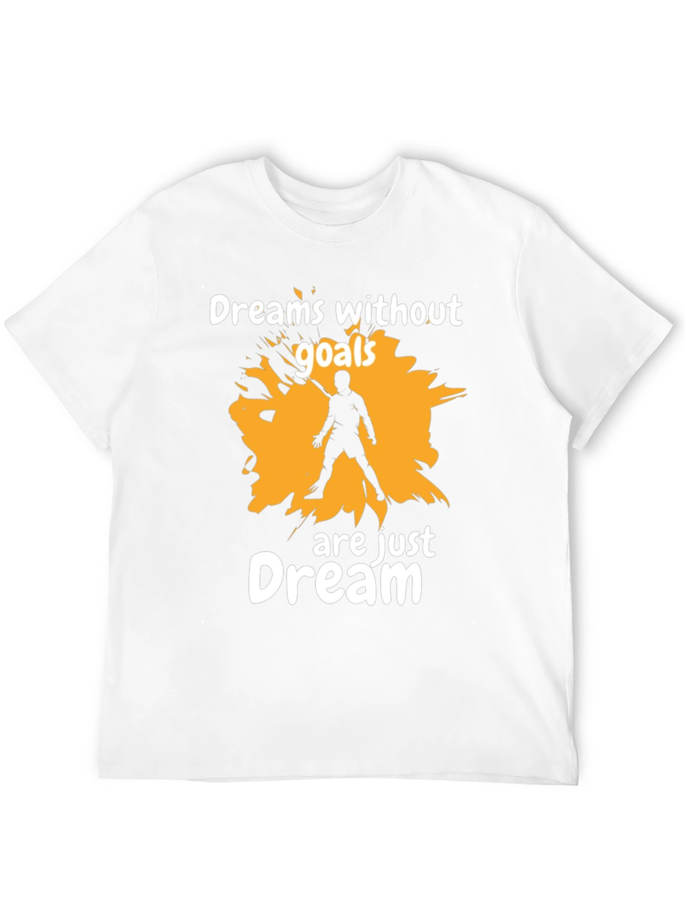 Dreams Without Goals Graphic Tee - Motivational Black T-Shirt