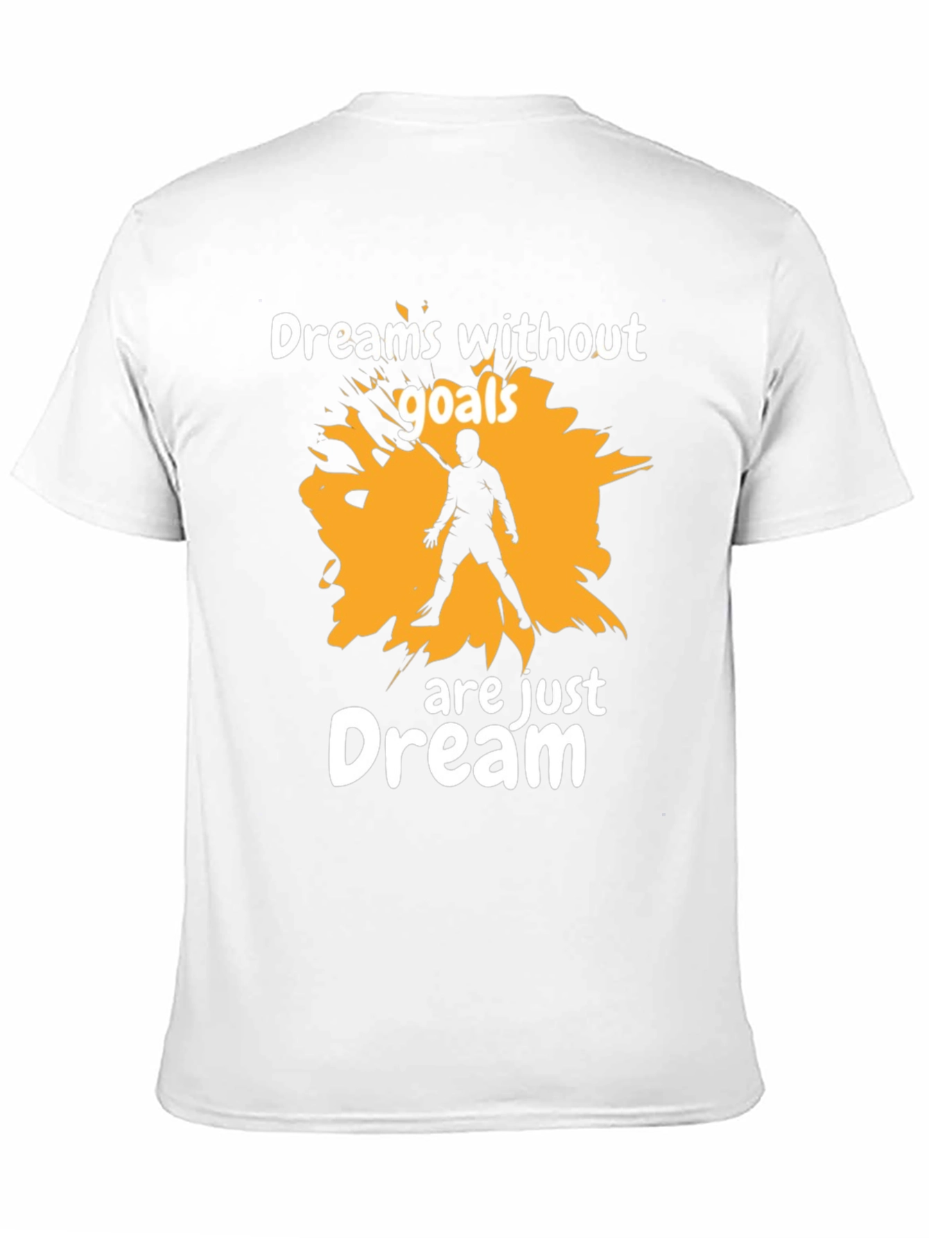 Dreams Without Goals Graphic Tee - Motivational Black T-Shirt
