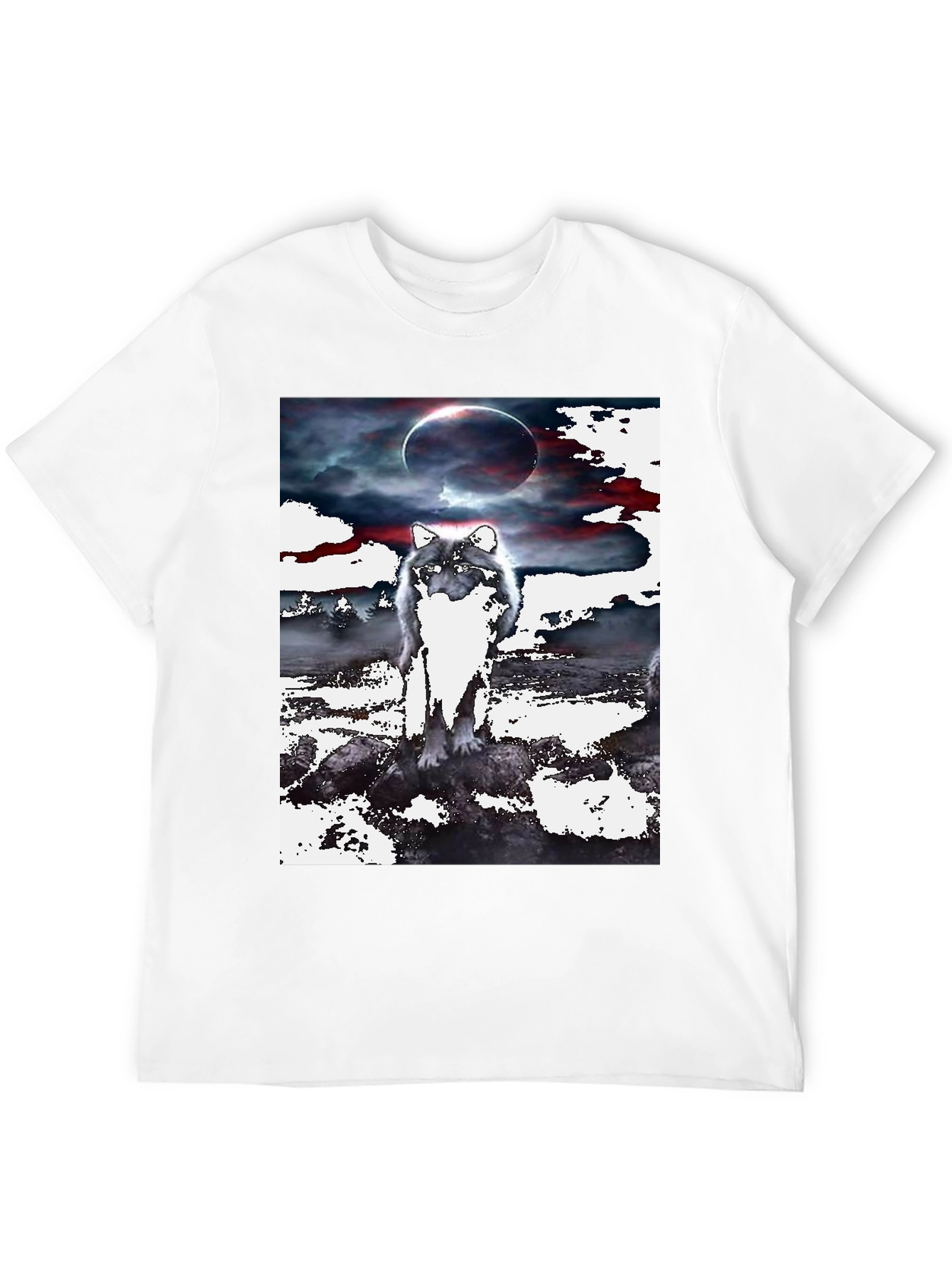 Wolf Eclipse Graphic Tee