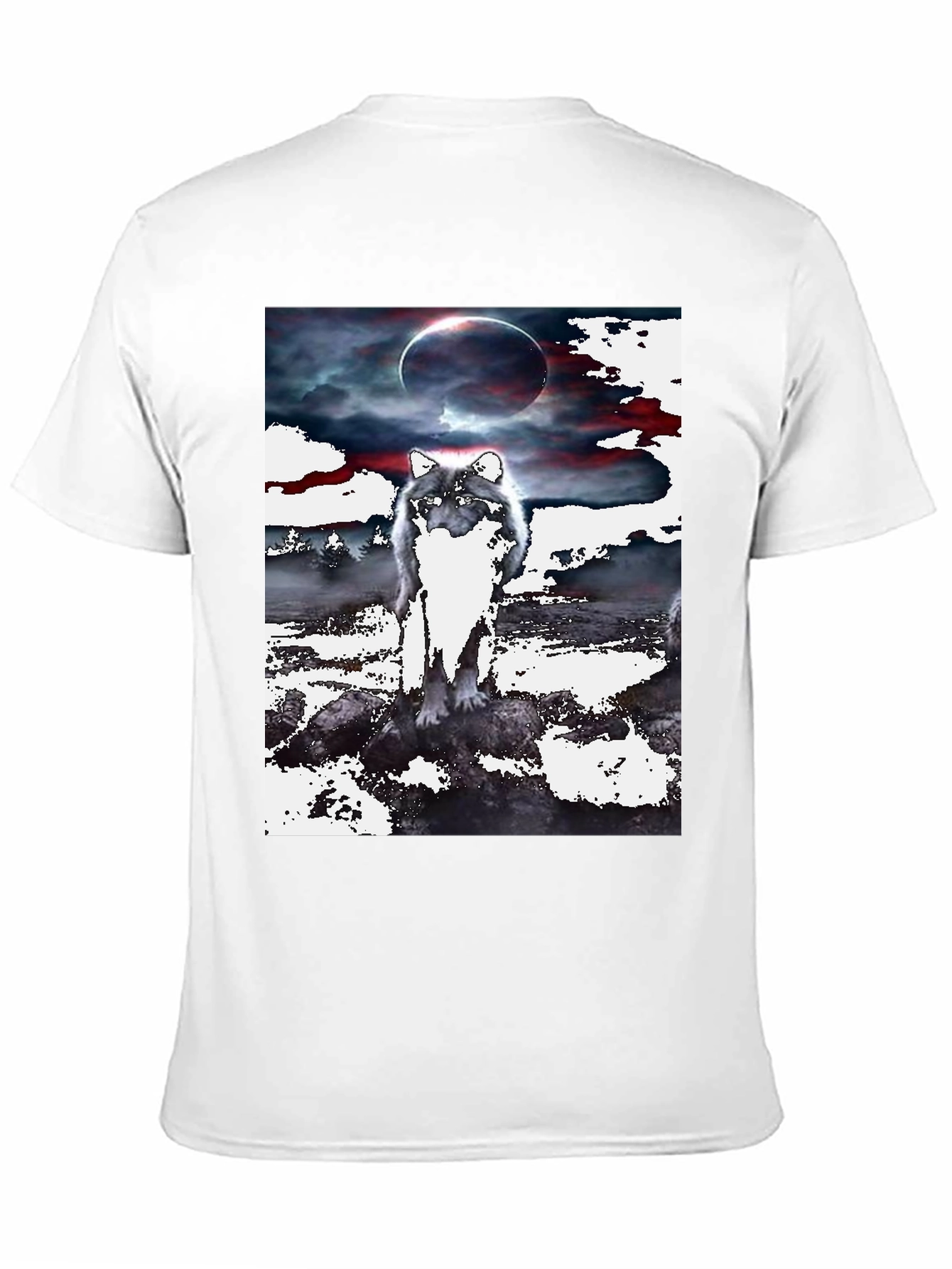 Wolf Eclipse Graphic Tee