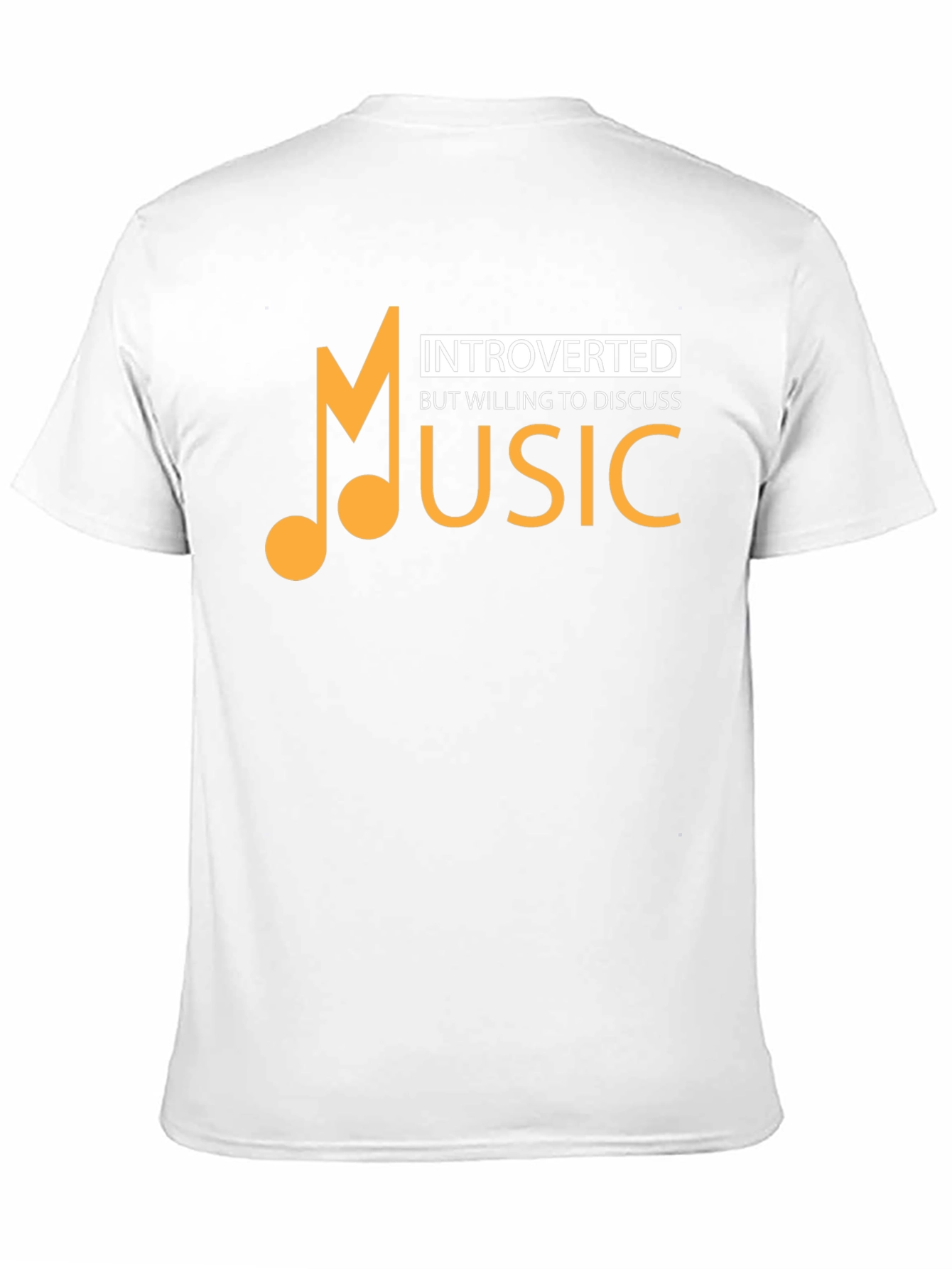 Introverted Music Lover T-Shirt - Discuss Music!