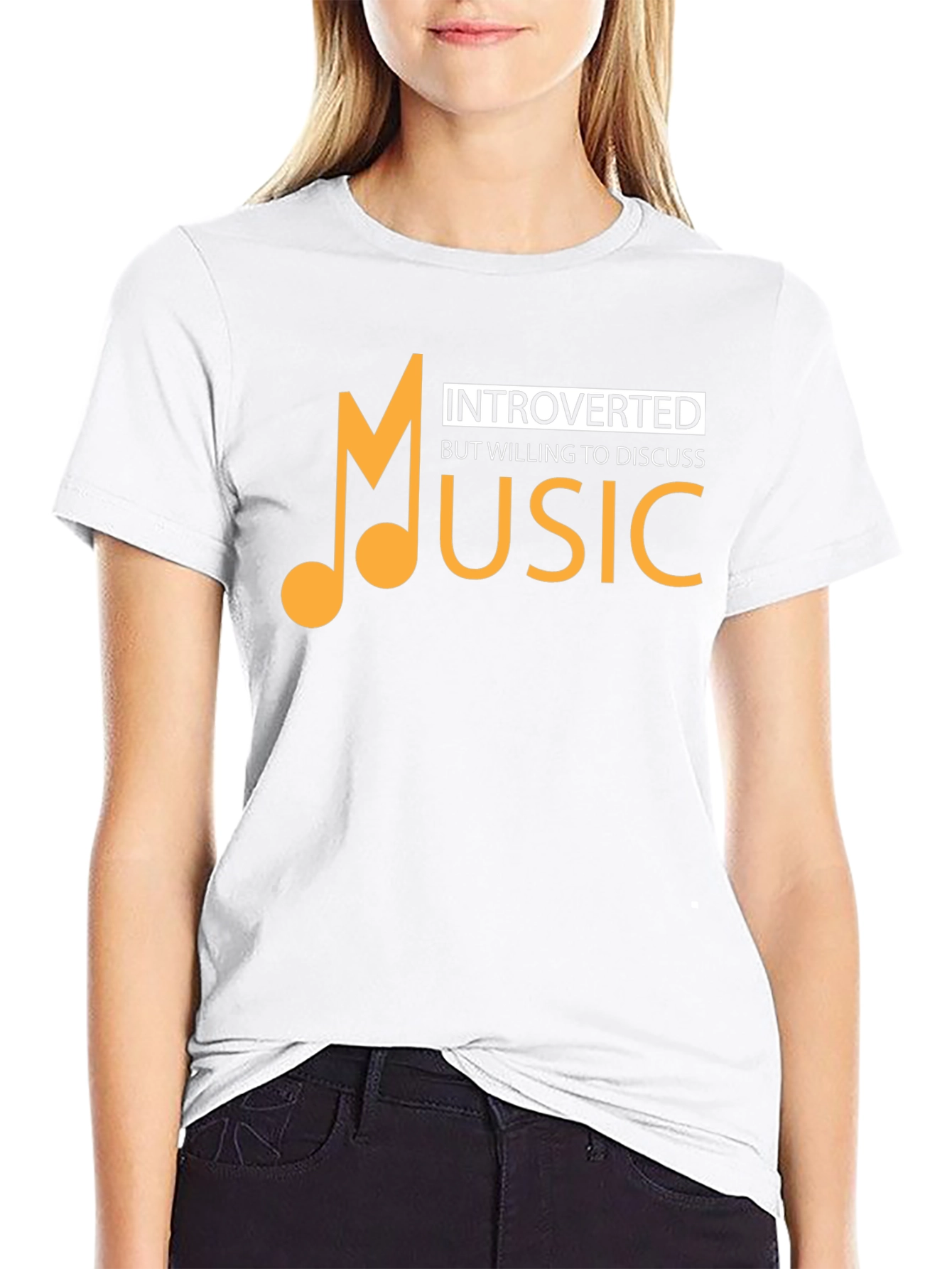 Introverted Music Lover T-Shirt - Discuss Music!