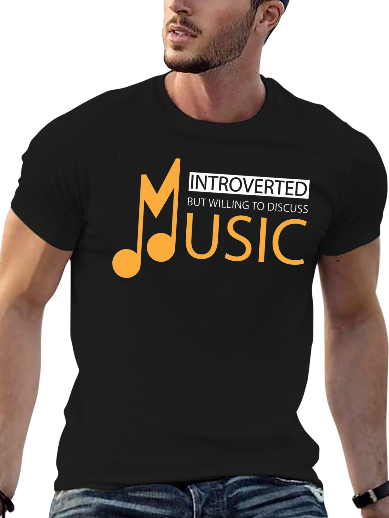 Introverted Music Lover T-Shirt - Discuss Music!