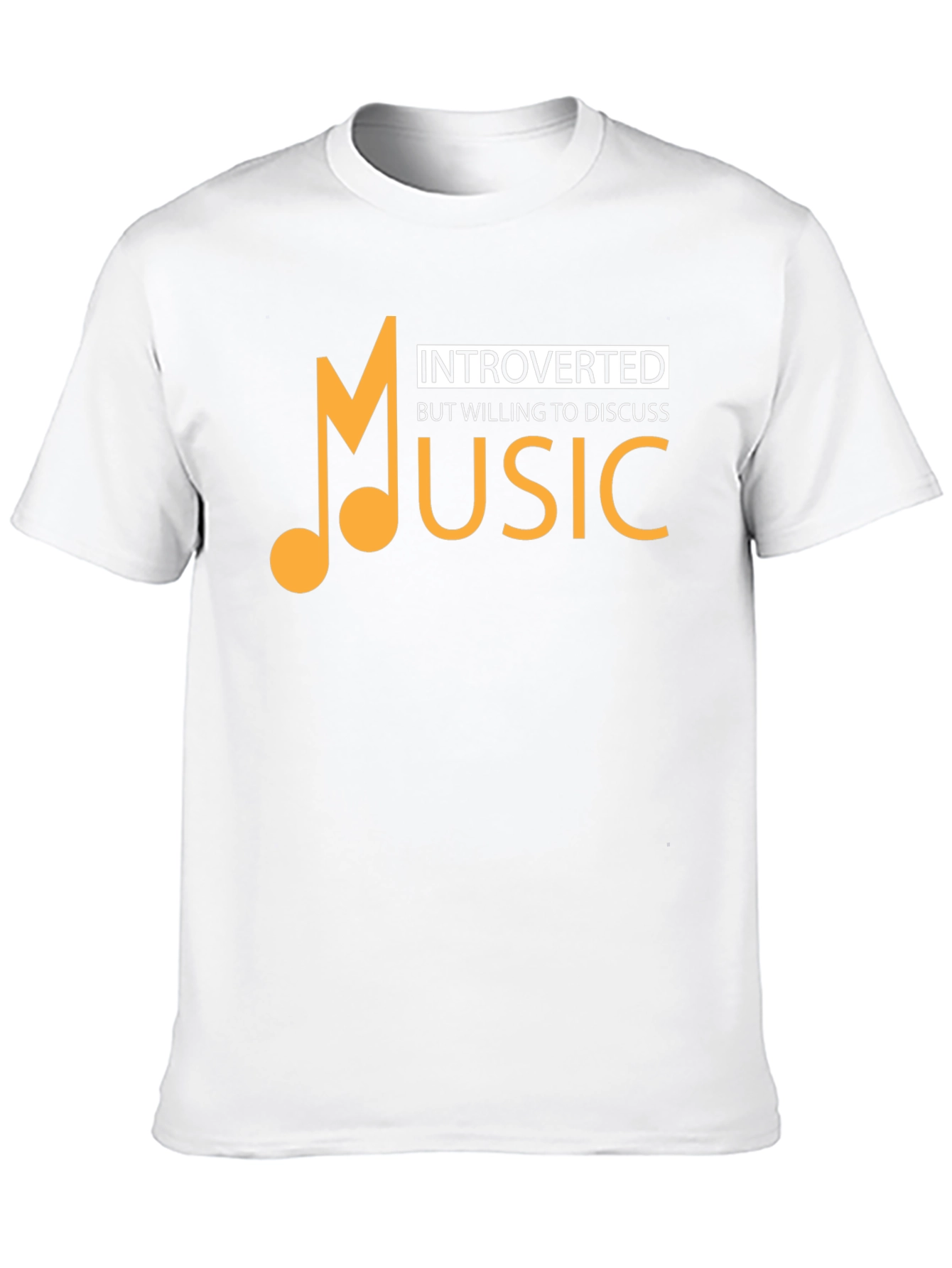 Introverted Music Lover T-Shirt - Discuss Music!
