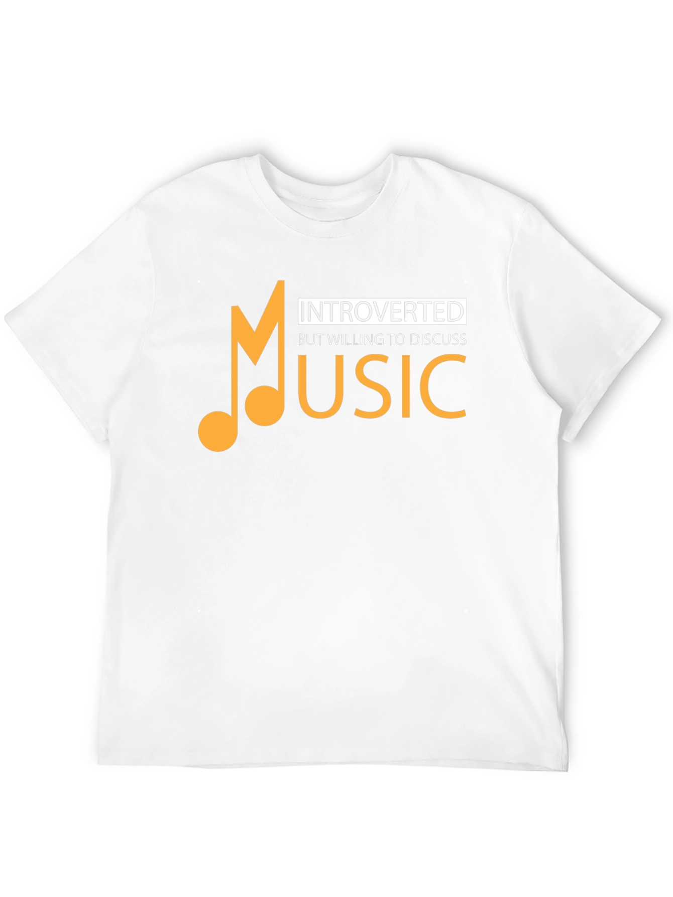 Introverted Music Lover T-Shirt - Discuss Music!