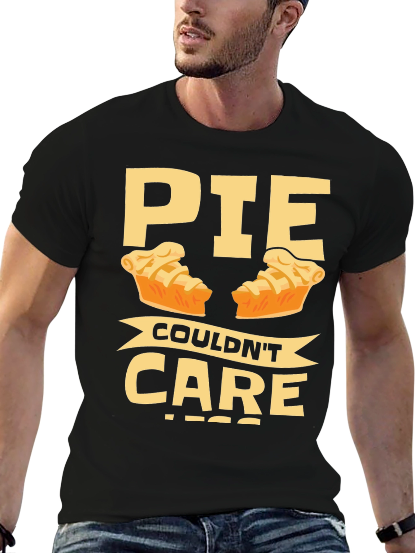 Funny Pie Couldnt Care Less T-Shirt