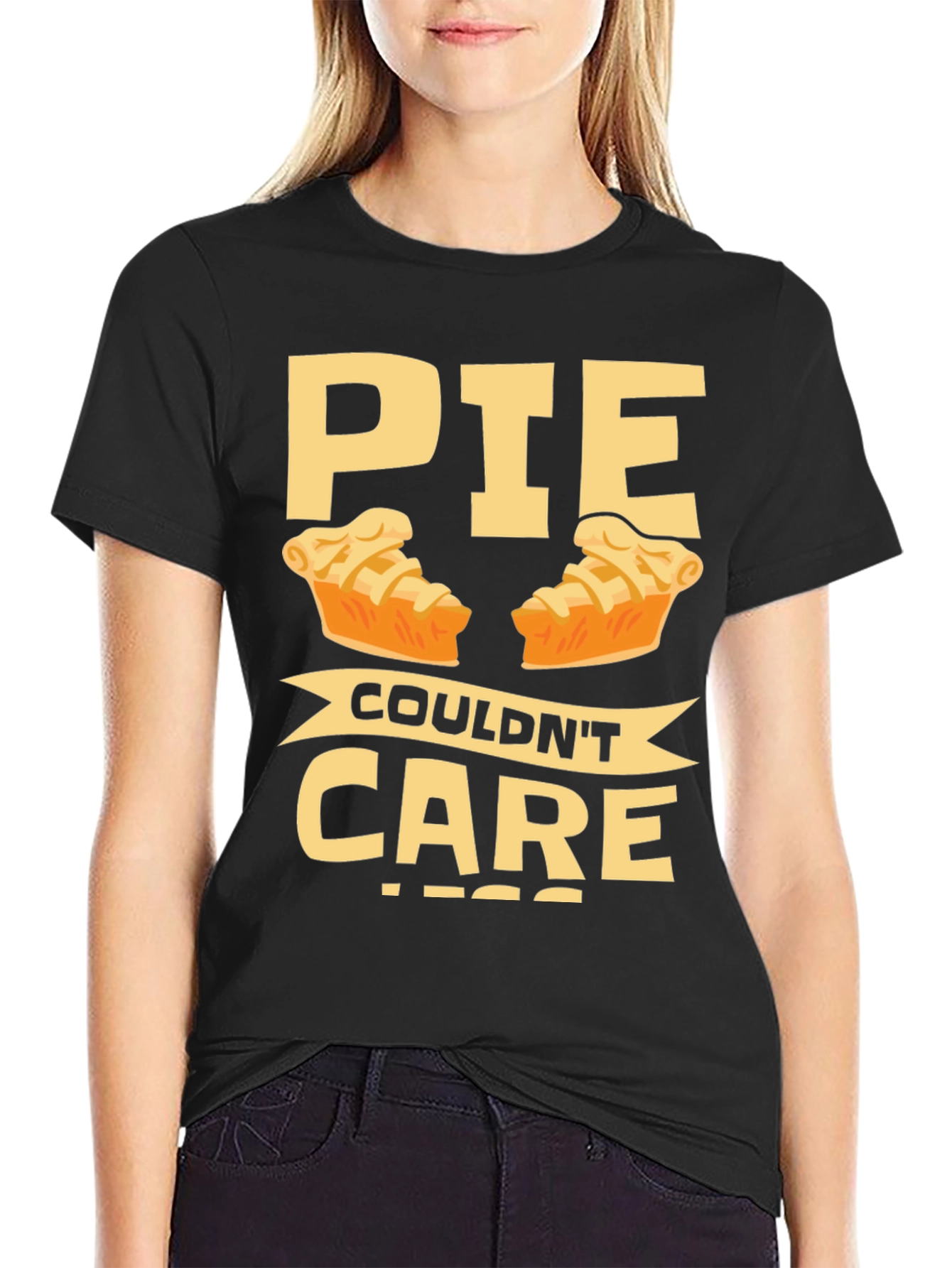Funny Pie Couldnt Care Less T-Shirt