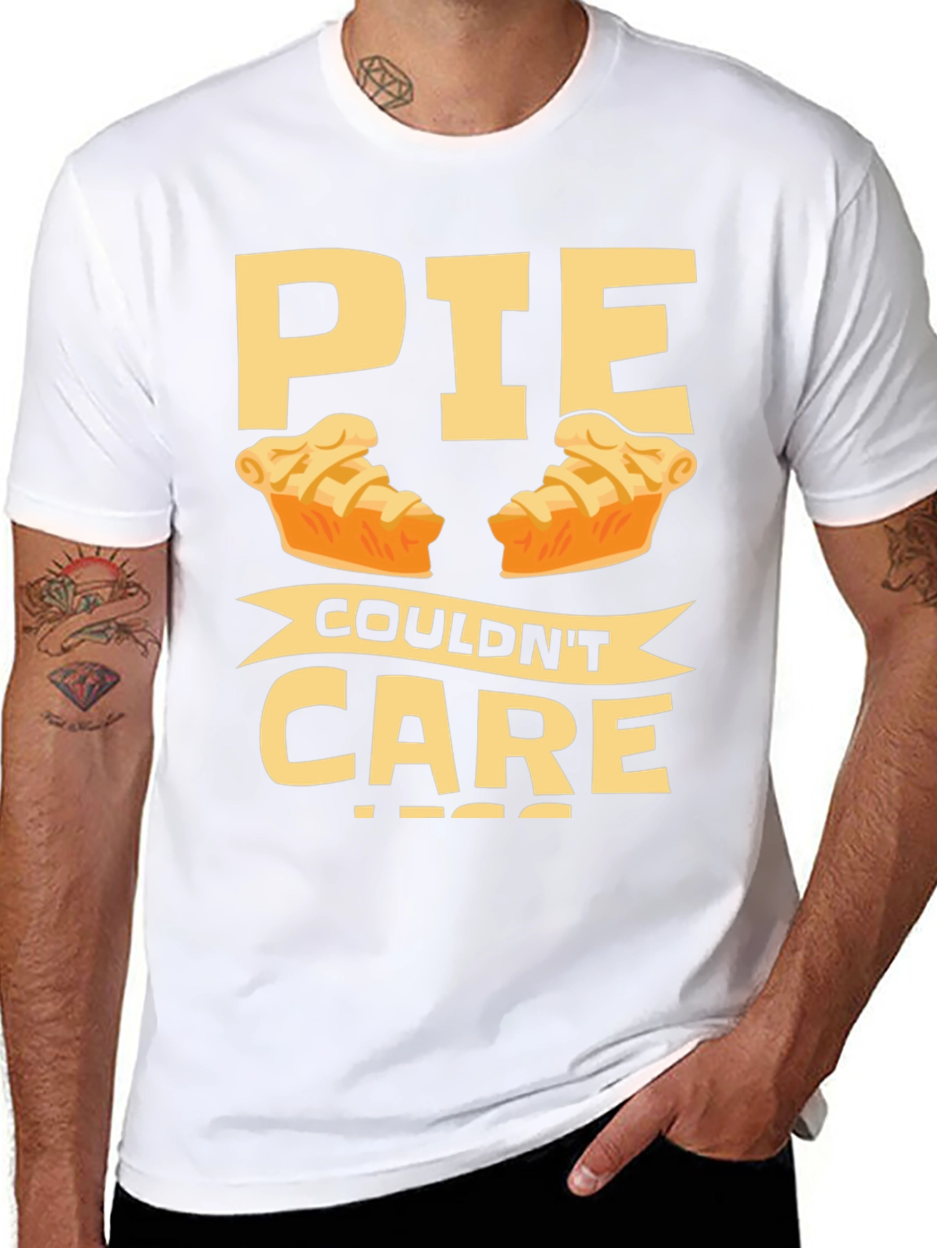Funny Pie Couldnt Care Less T-Shirt