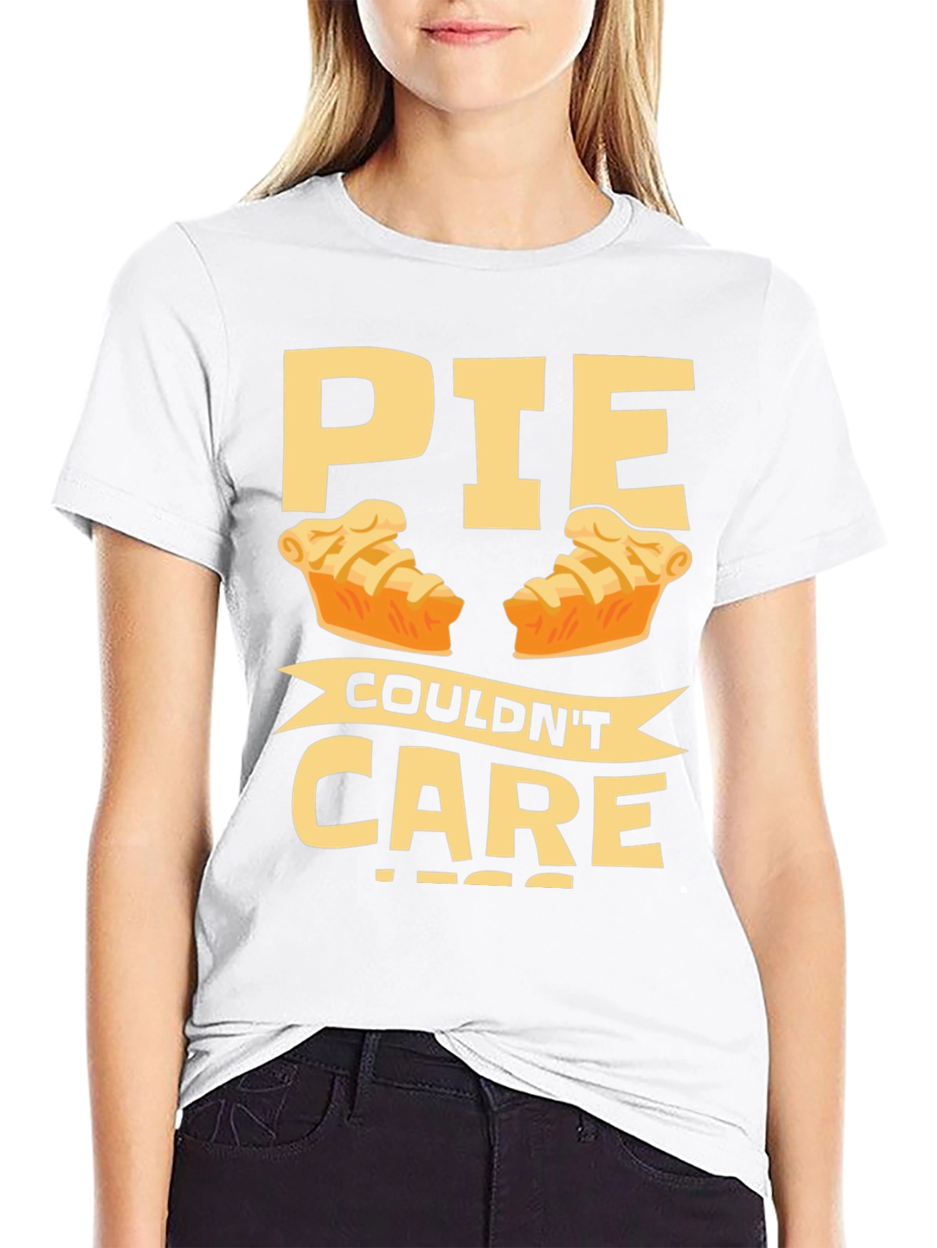 Funny Pie Couldnt Care Less T-Shirt