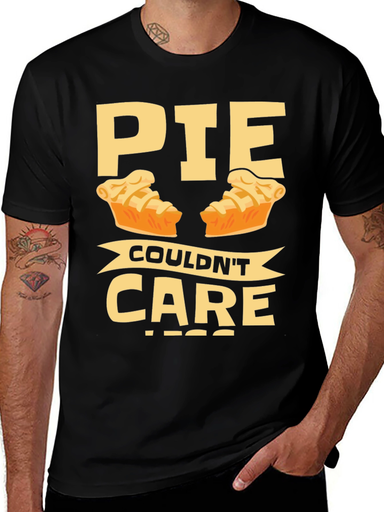Funny Pie Couldnt Care Less T-Shirt