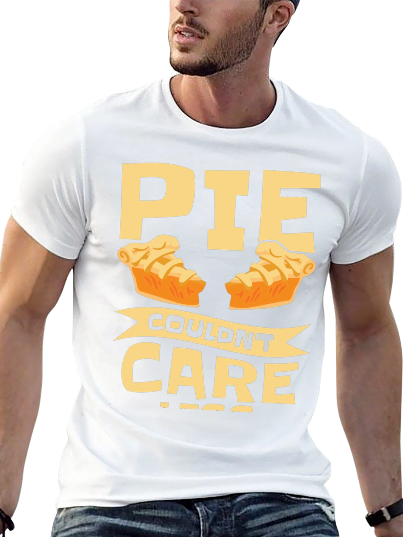 Funny Pie Couldnt Care Less T-Shirt