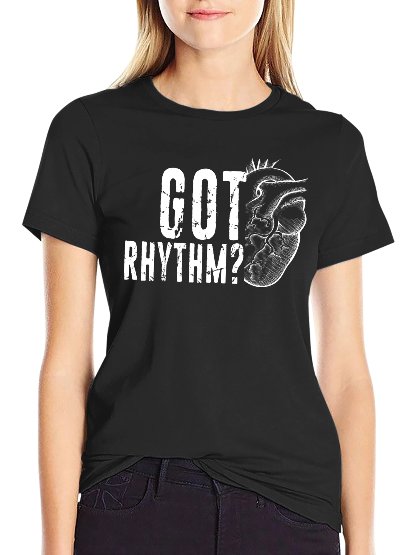 Got Rhythm? Graphic T-Shirt - Mens Black Tee