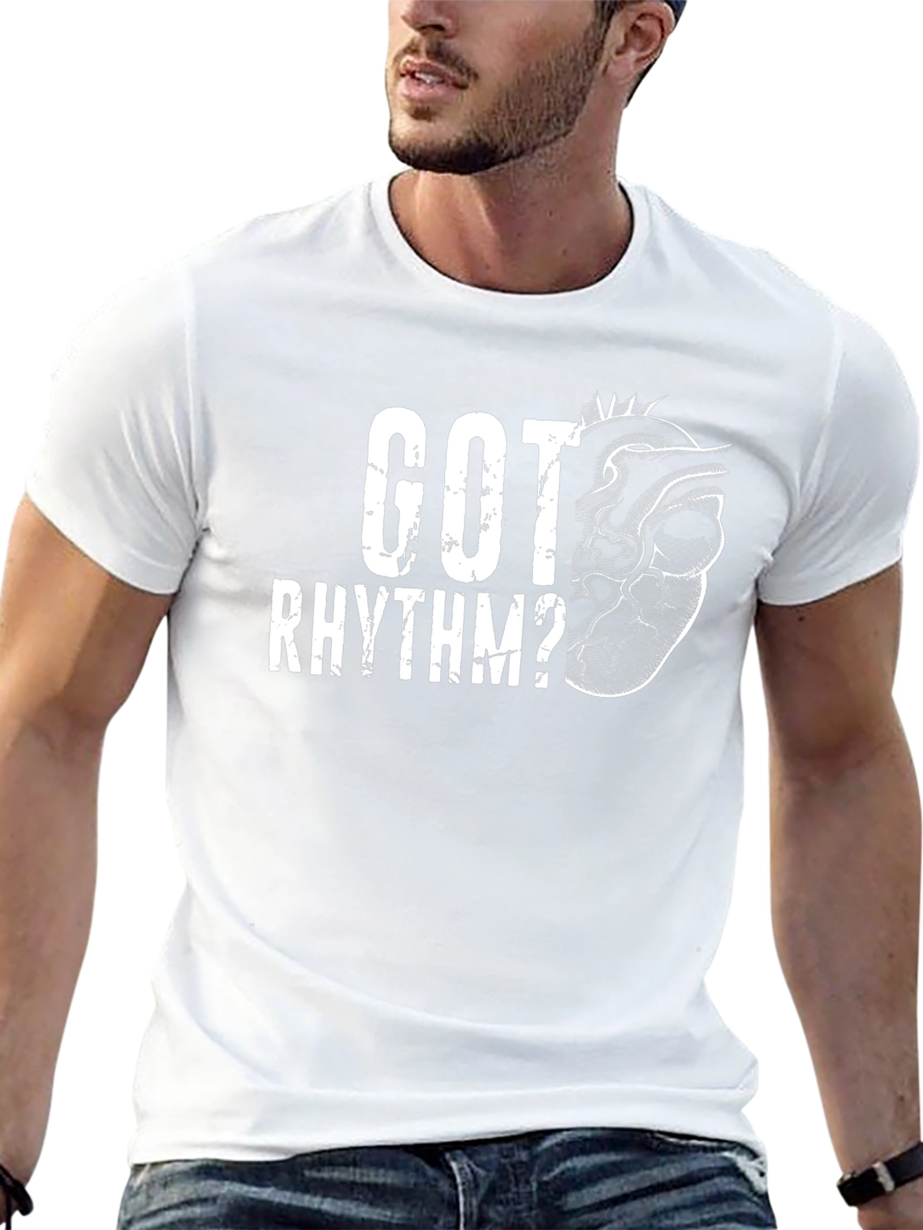 Got Rhythm? Graphic T-Shirt - Mens Black Tee