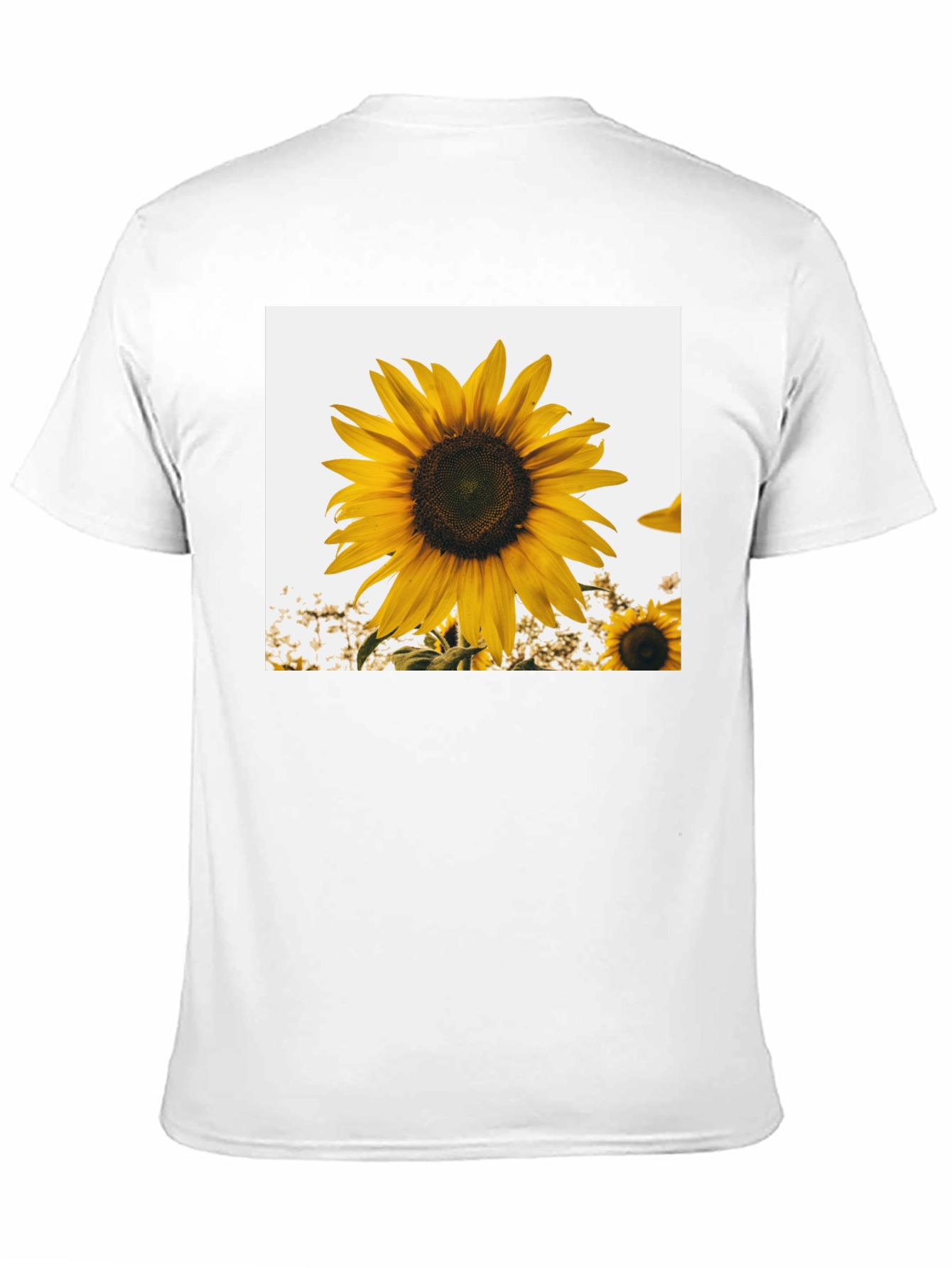 Sunflower Graphic T-Shirt - Black Cotton Tee