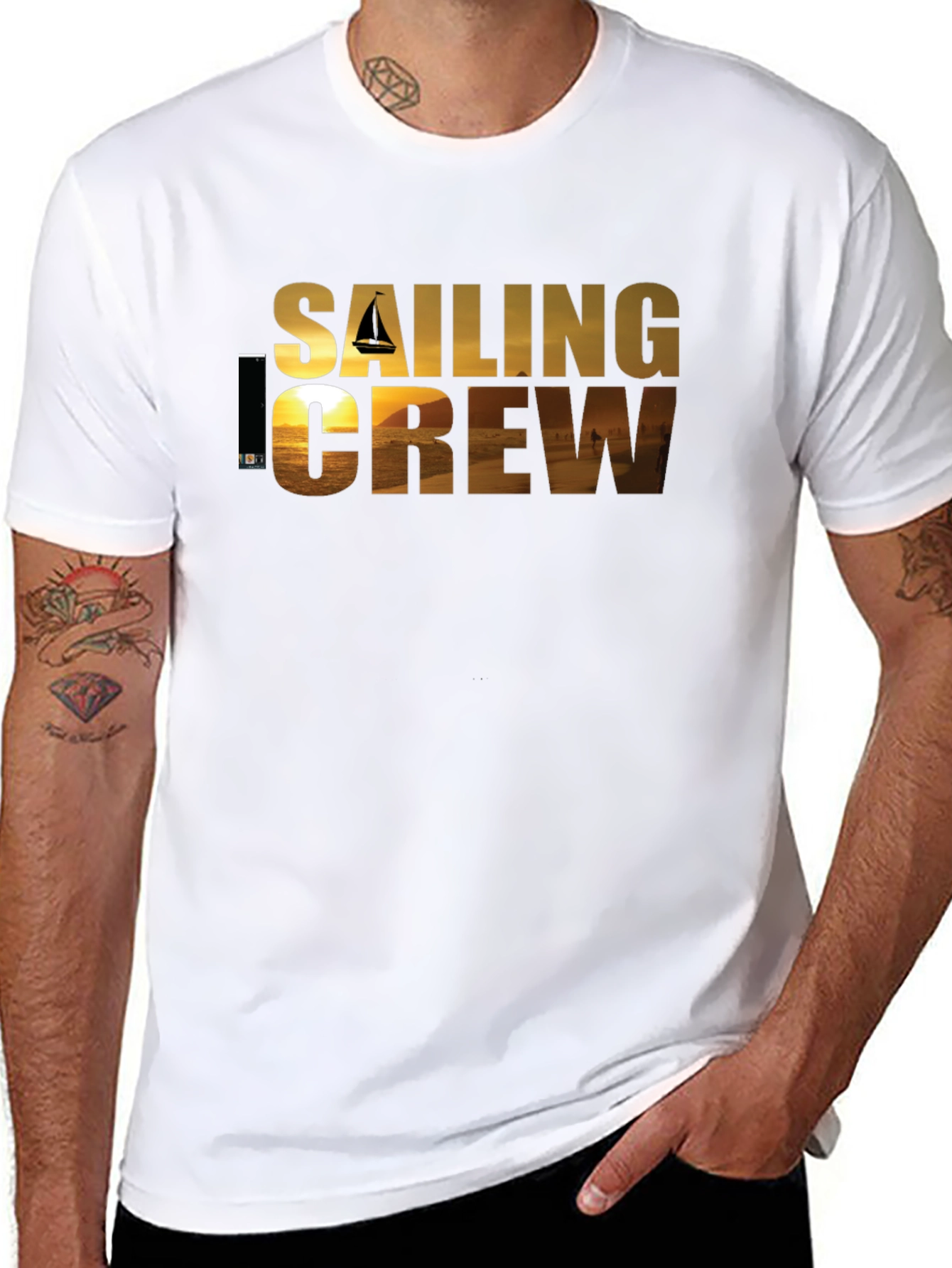 Sailing Crew Graphic Tee