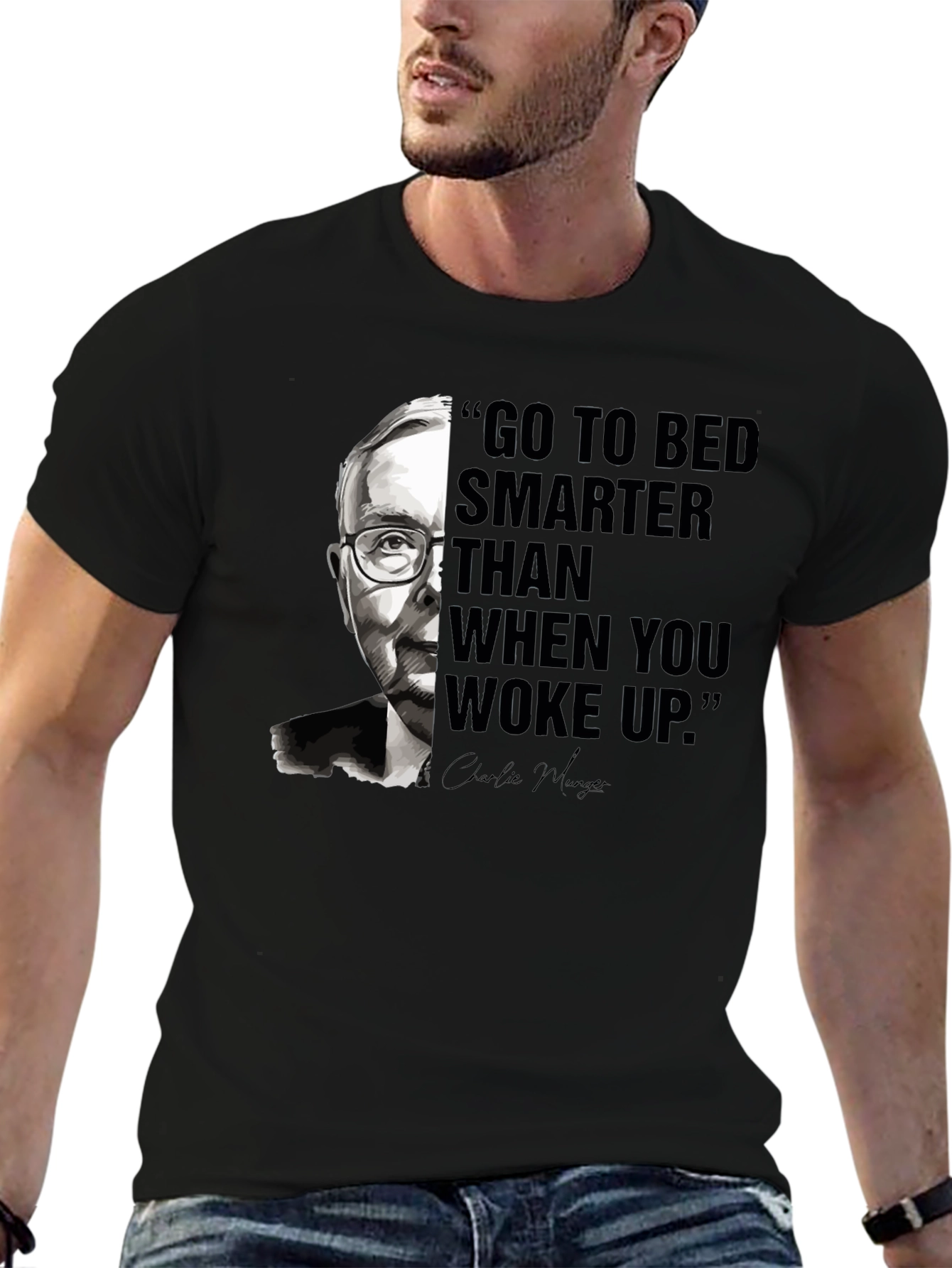 Smarter T-Shirt - Charlie Munger Quote Tee