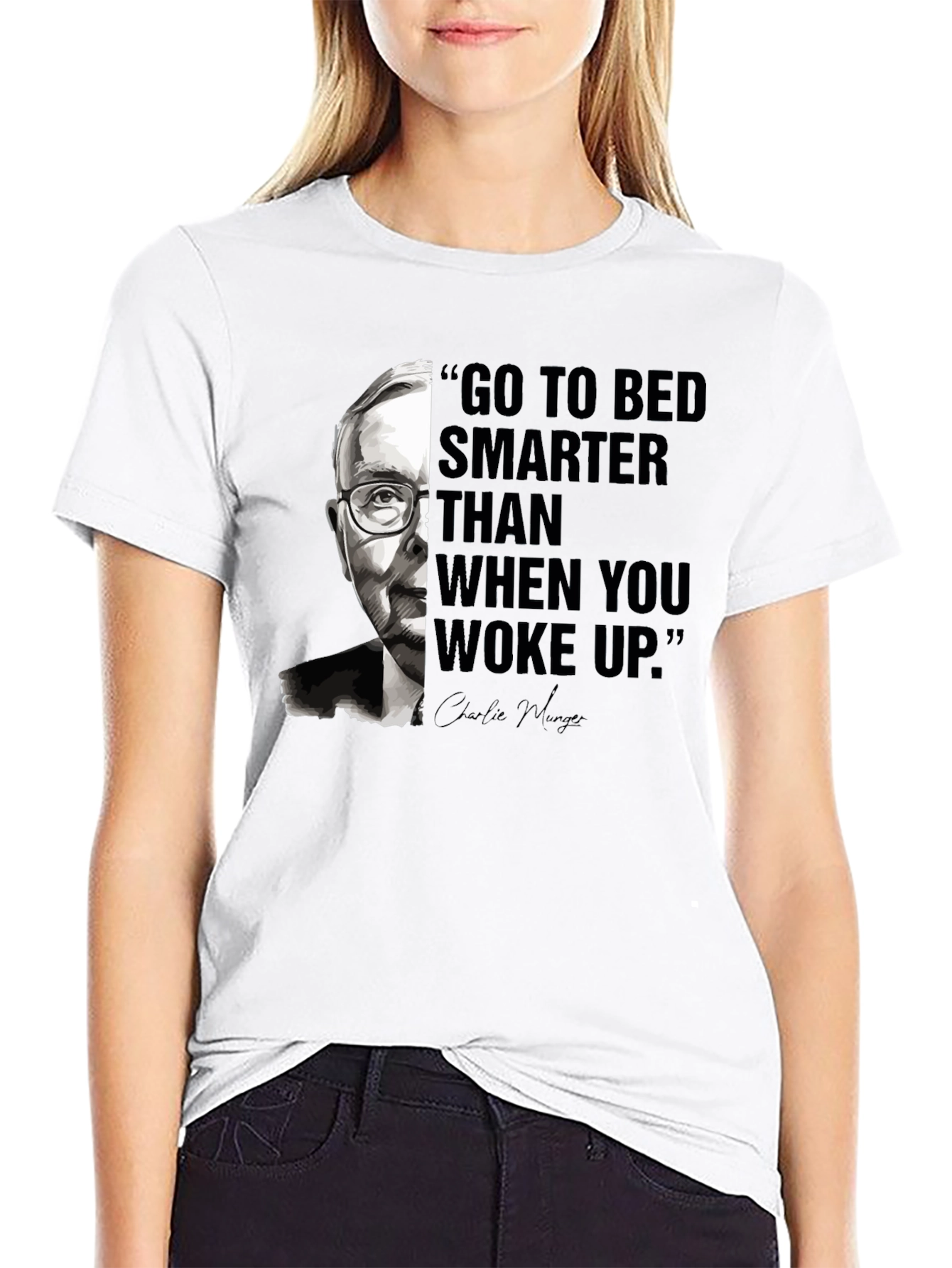 Smarter T-Shirt - Charlie Munger Quote Tee