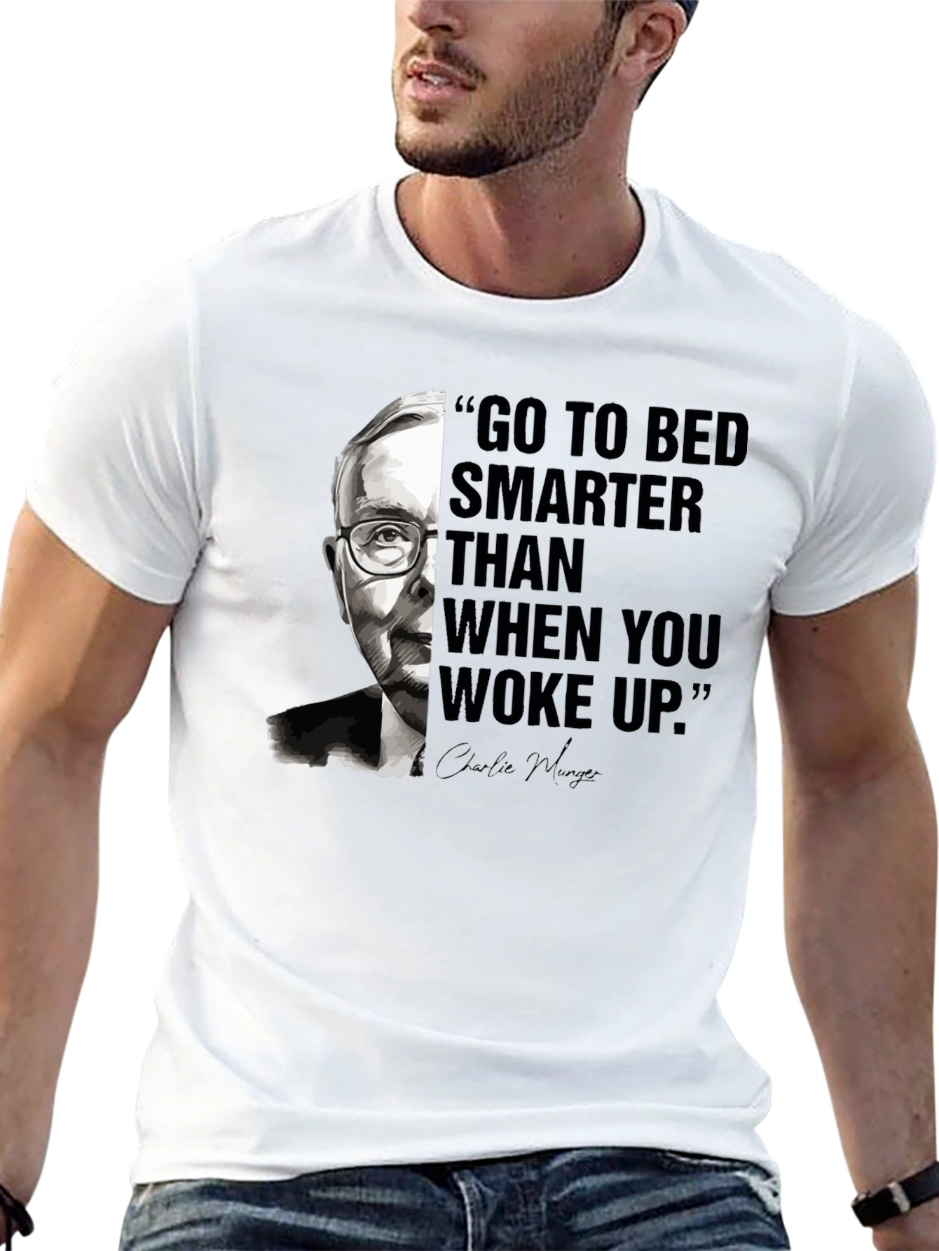 Smarter T-Shirt - Charlie Munger Quote Tee