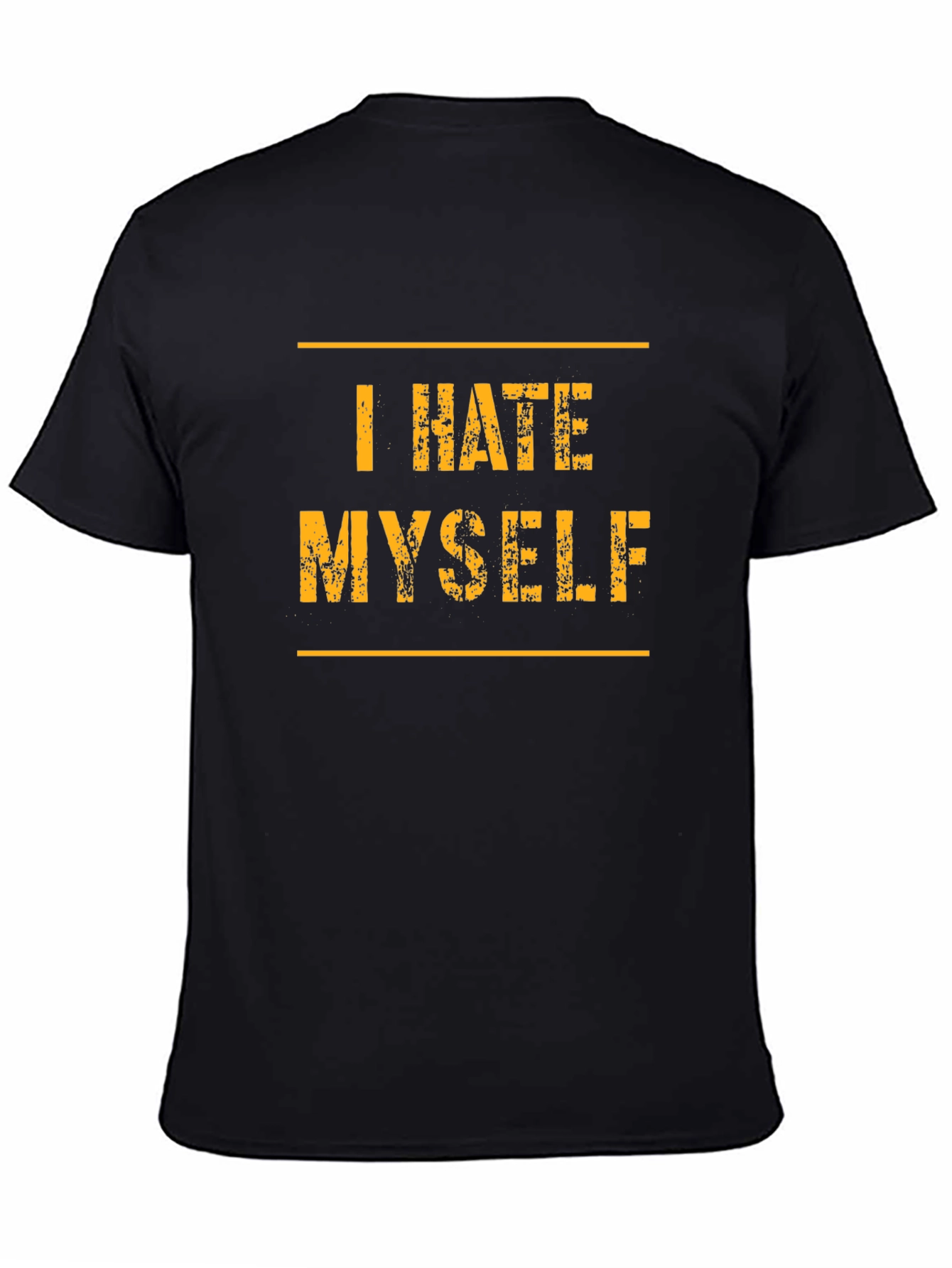 I Hate Myself T-Shirt - Black Graphic Tee