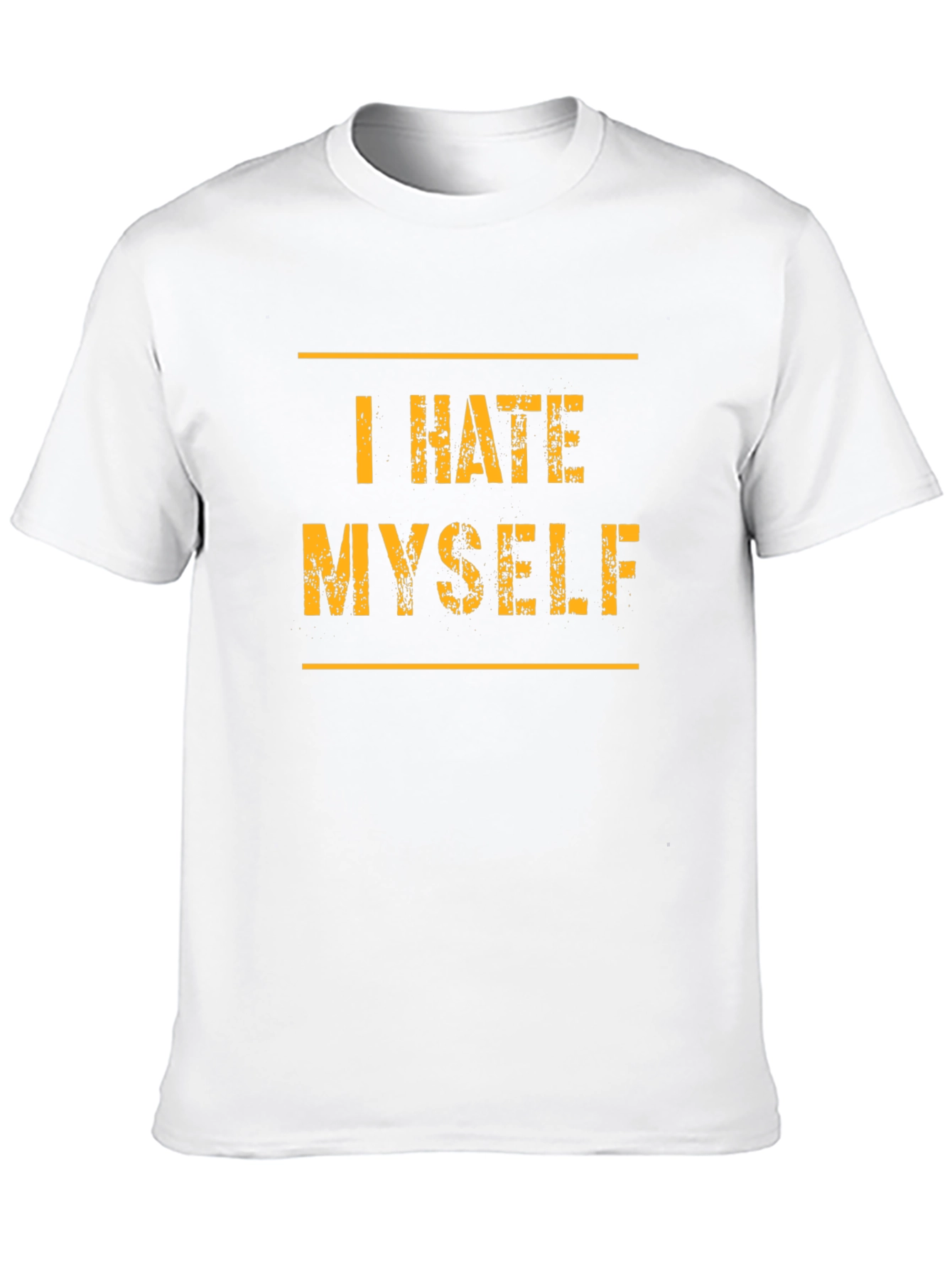 I Hate Myself T-Shirt - Black Graphic Tee