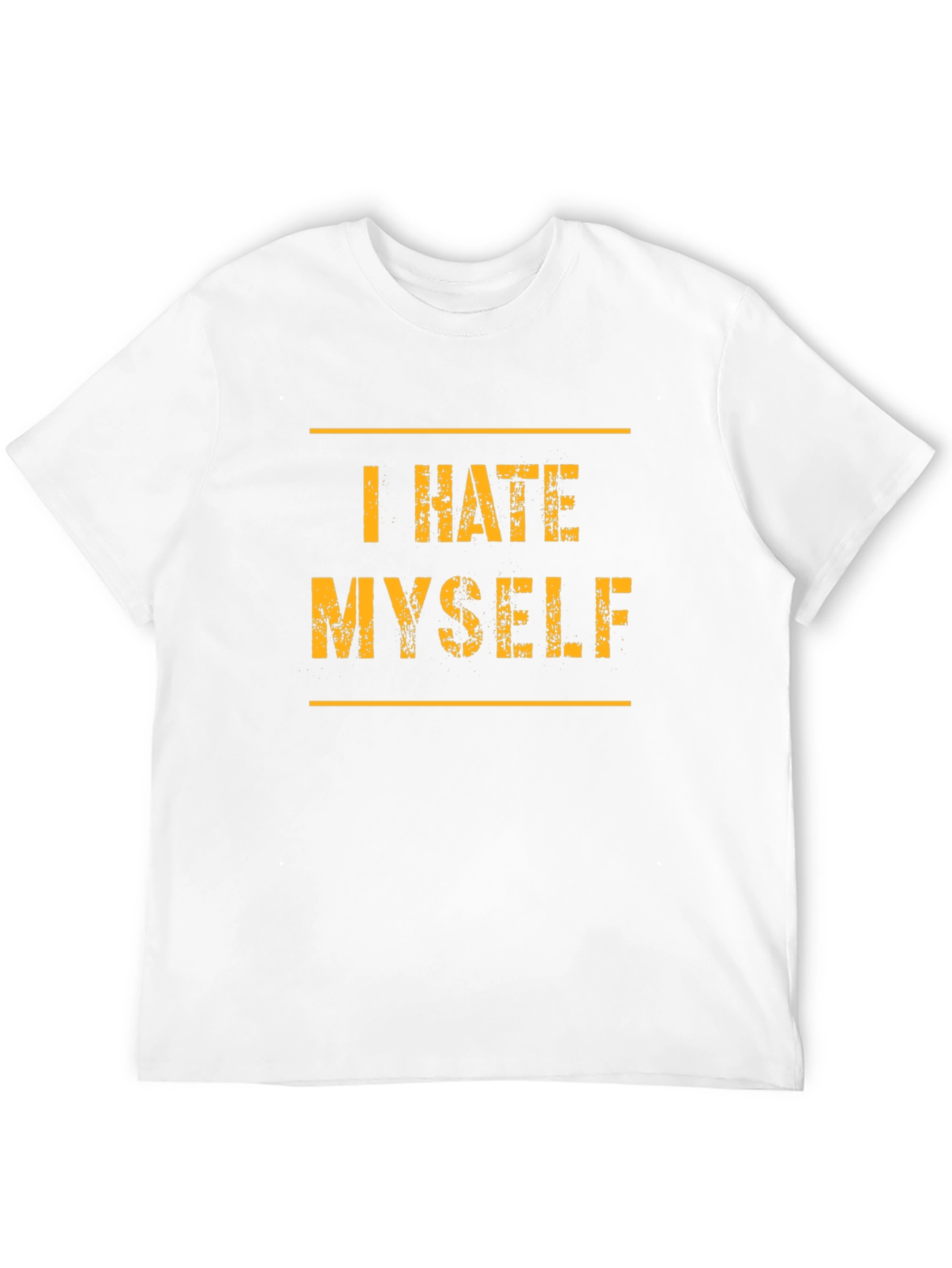 I Hate Myself T-Shirt - Black Graphic Tee