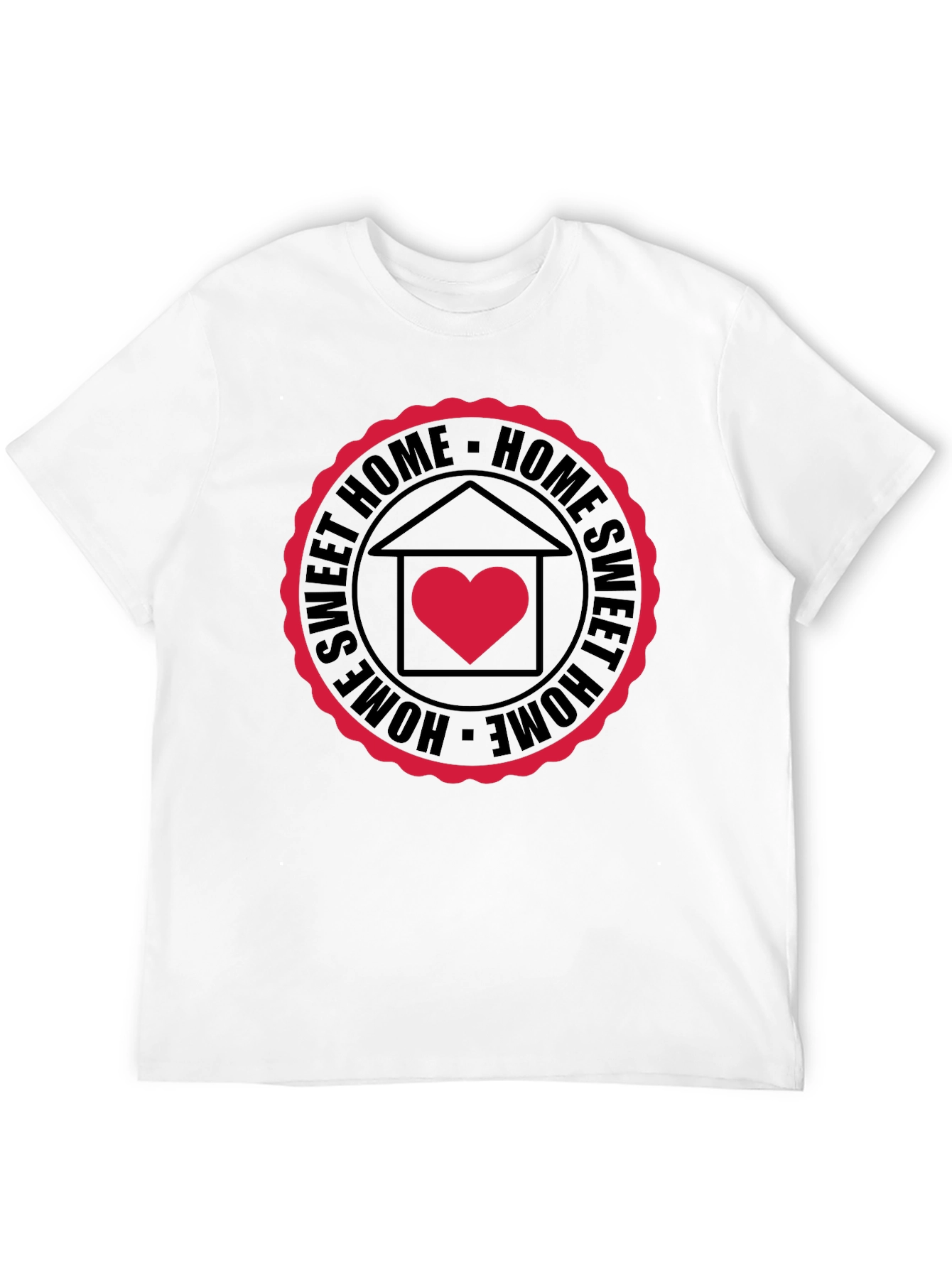 Sweet Home Graphic Black T-Shirt