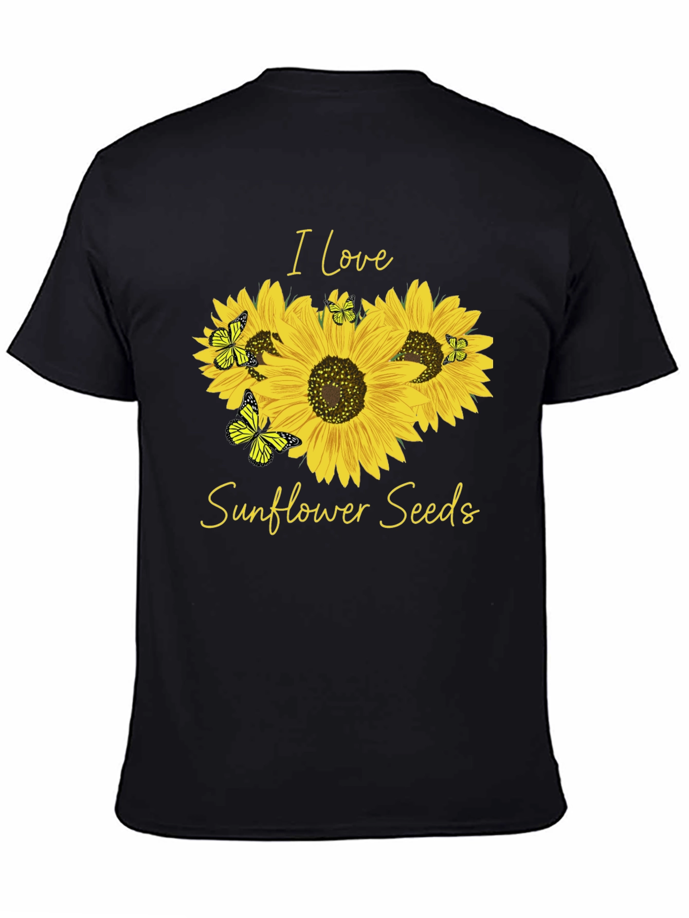 I Love Sunflower Seeds Graphic T-Shirt