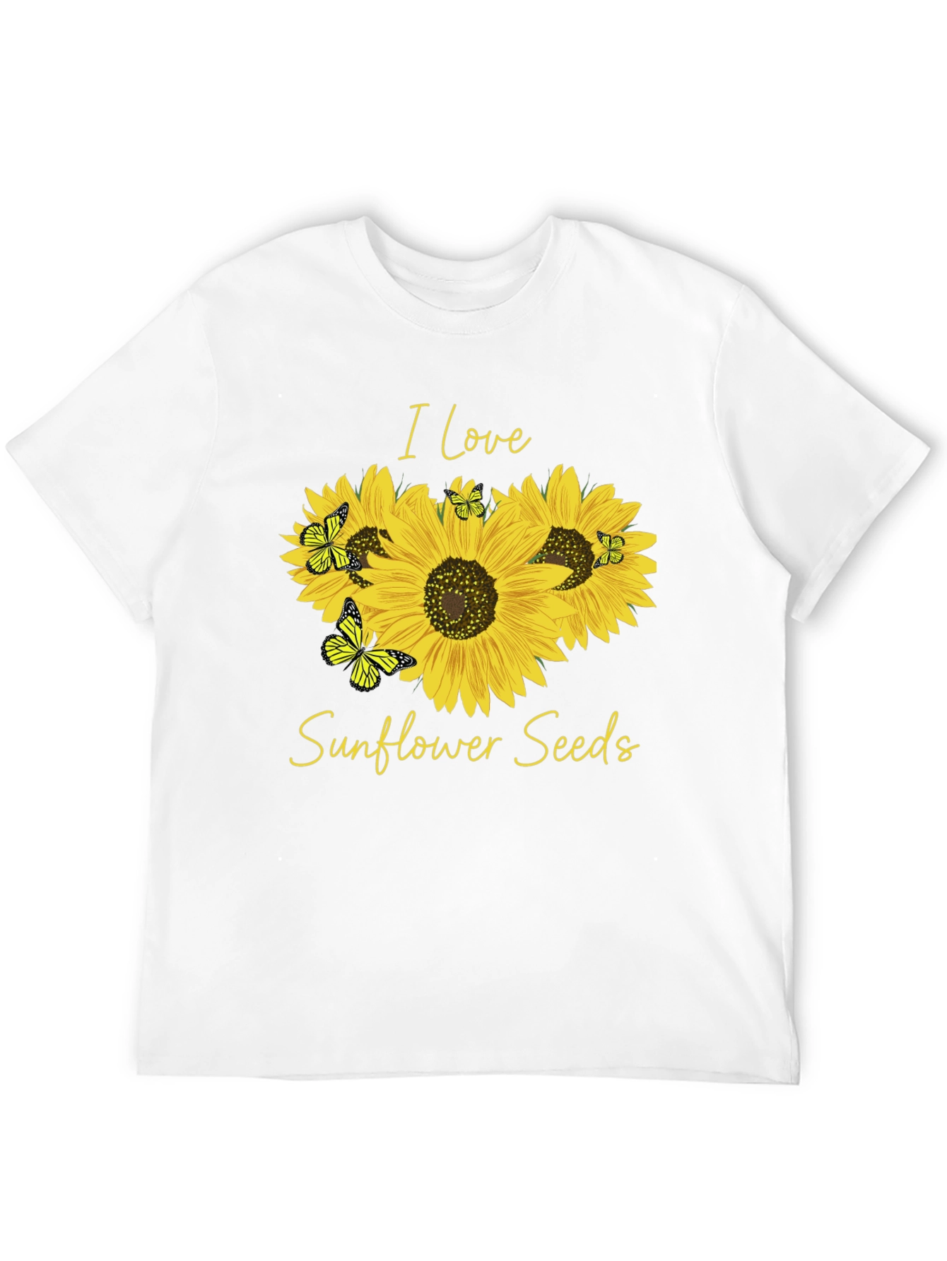 I Love Sunflower Seeds Graphic T-Shirt