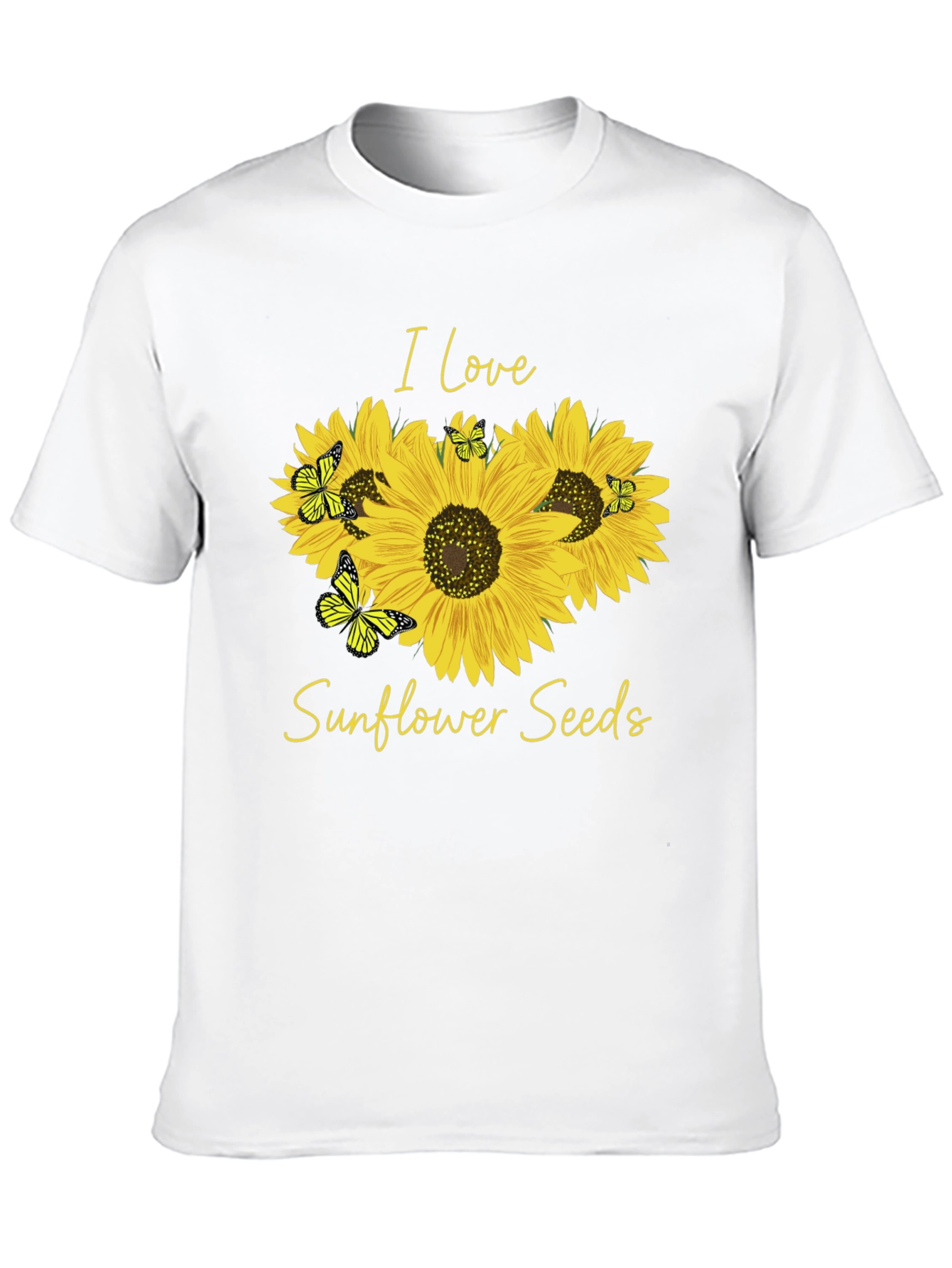 I Love Sunflower Seeds Graphic T-Shirt