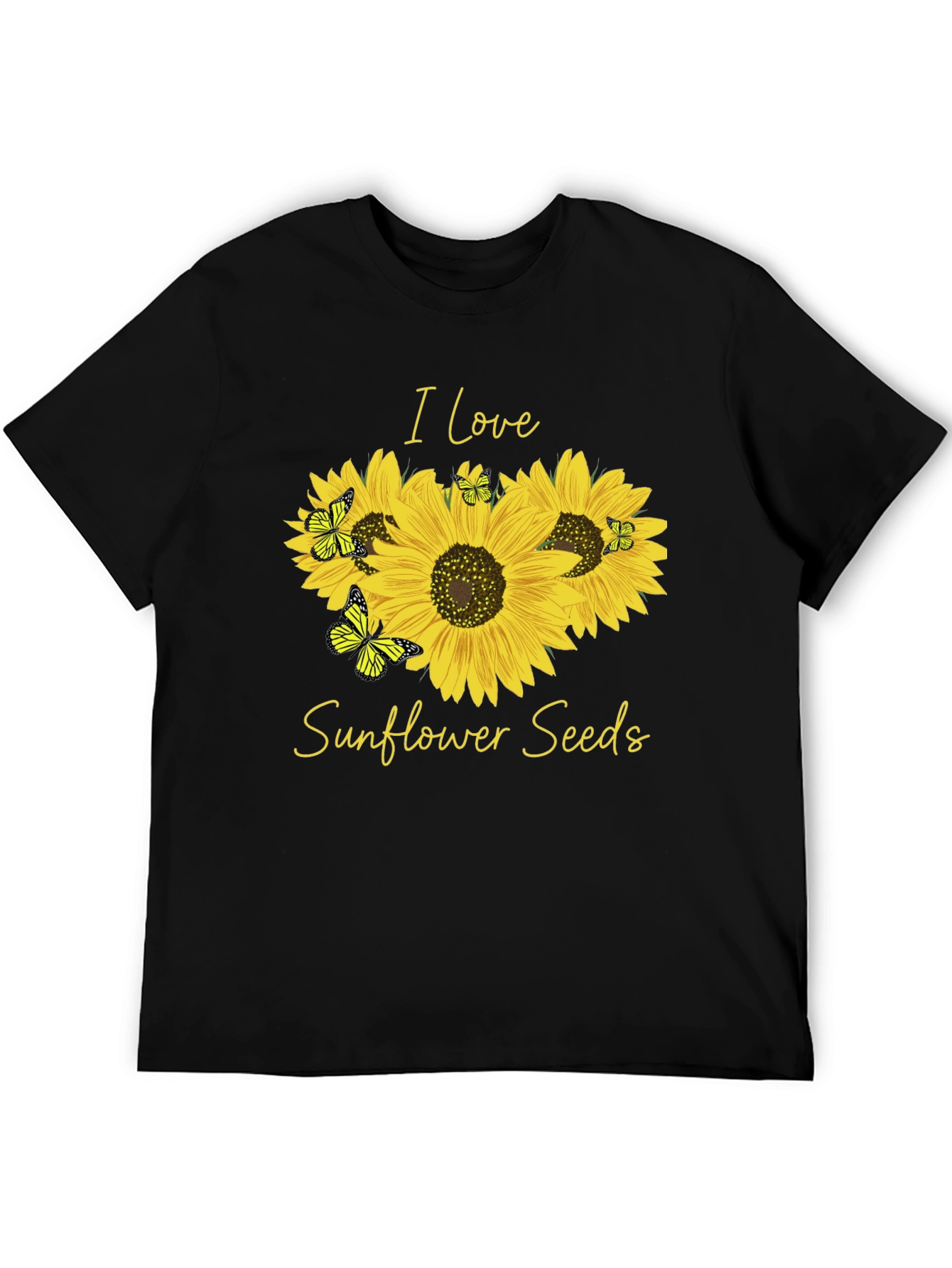 I Love Sunflower Seeds Graphic T-Shirt