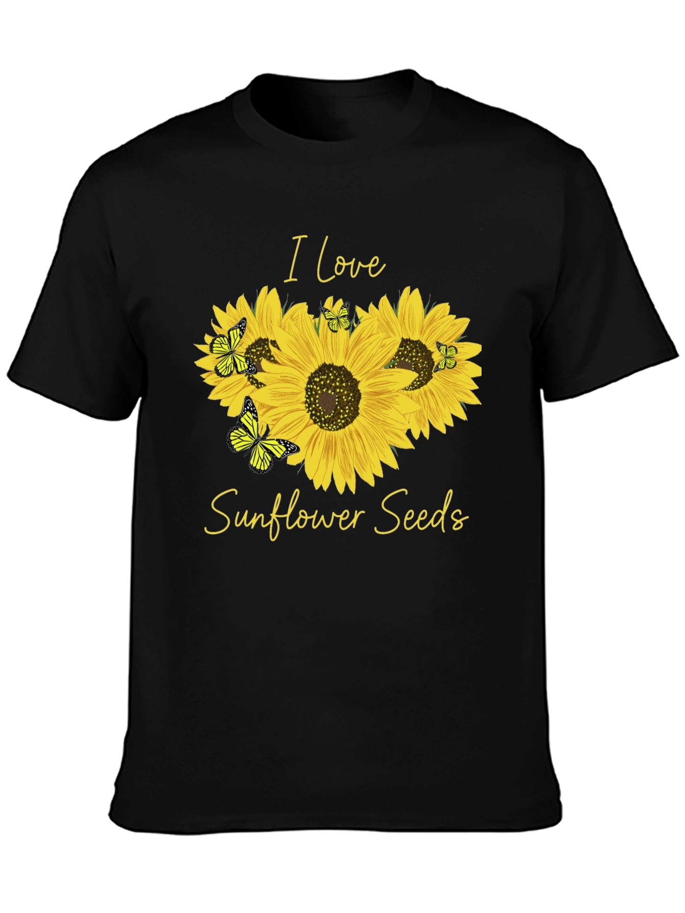 I Love Sunflower Seeds Graphic T-Shirt