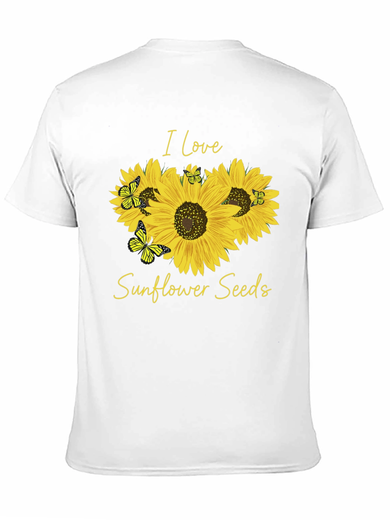 I Love Sunflower Seeds Graphic T-Shirt
