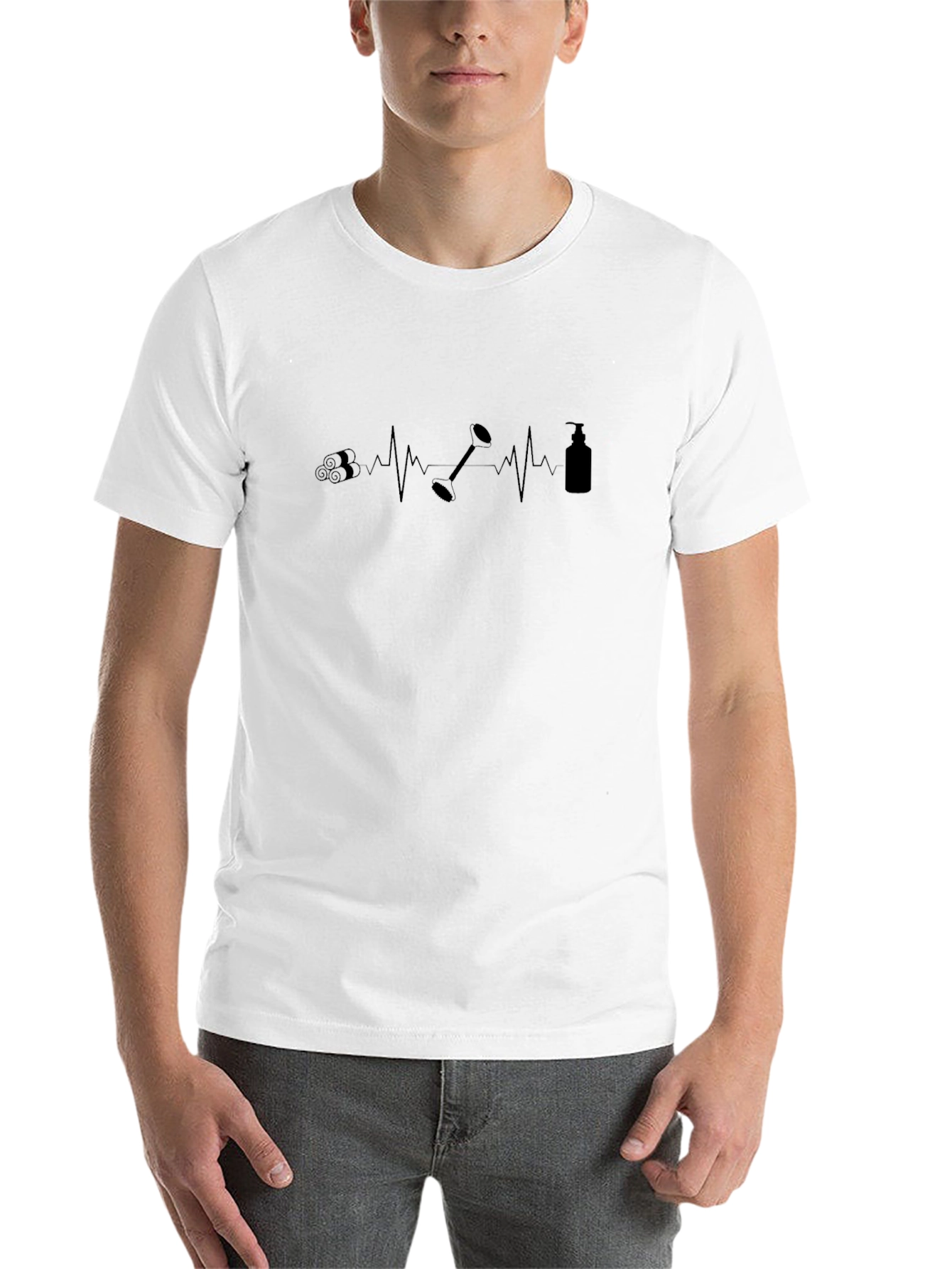 Fitness Lifestyle Heartbeat T-Shirt