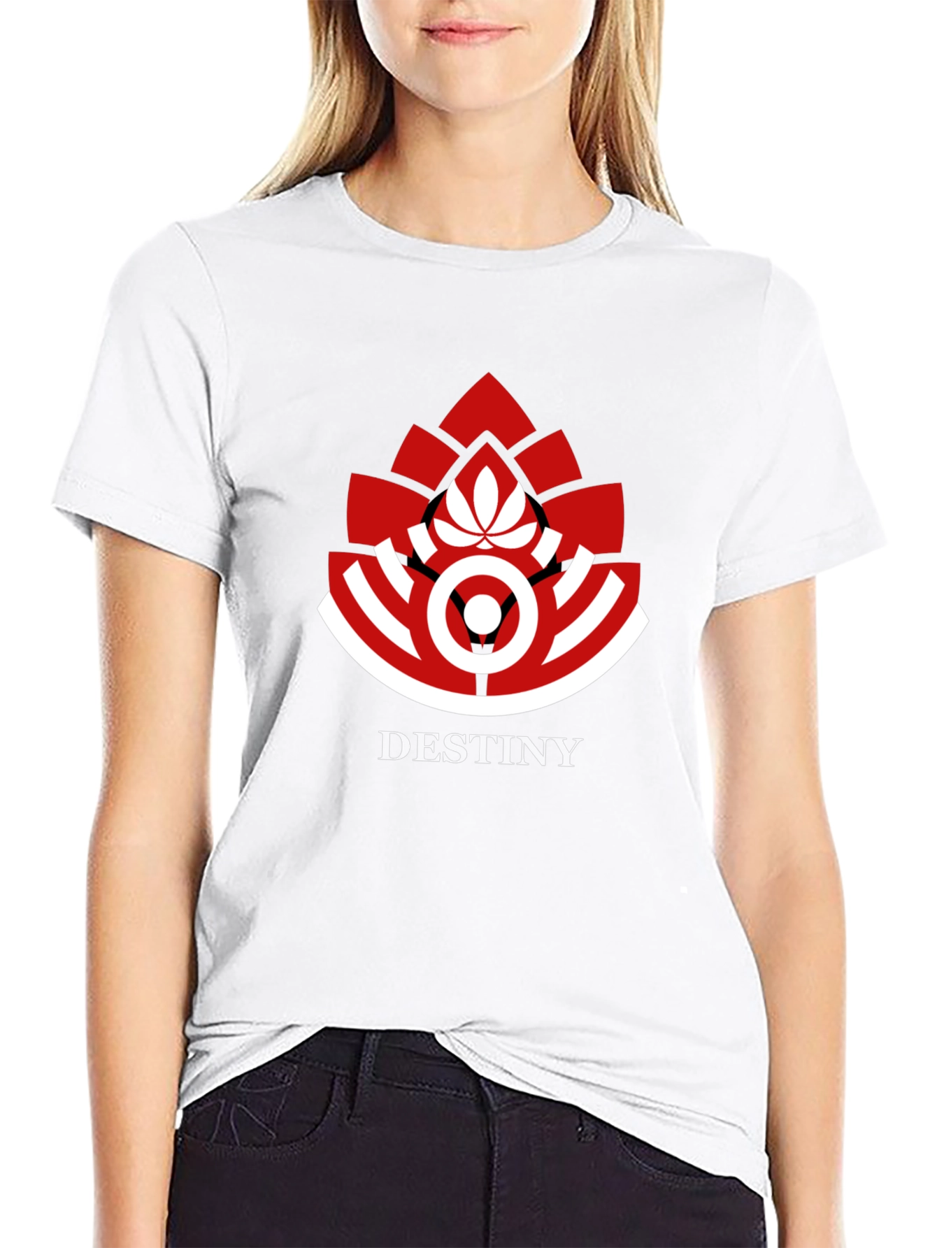 Destiny Logo Graphic Print Black T-Shirt