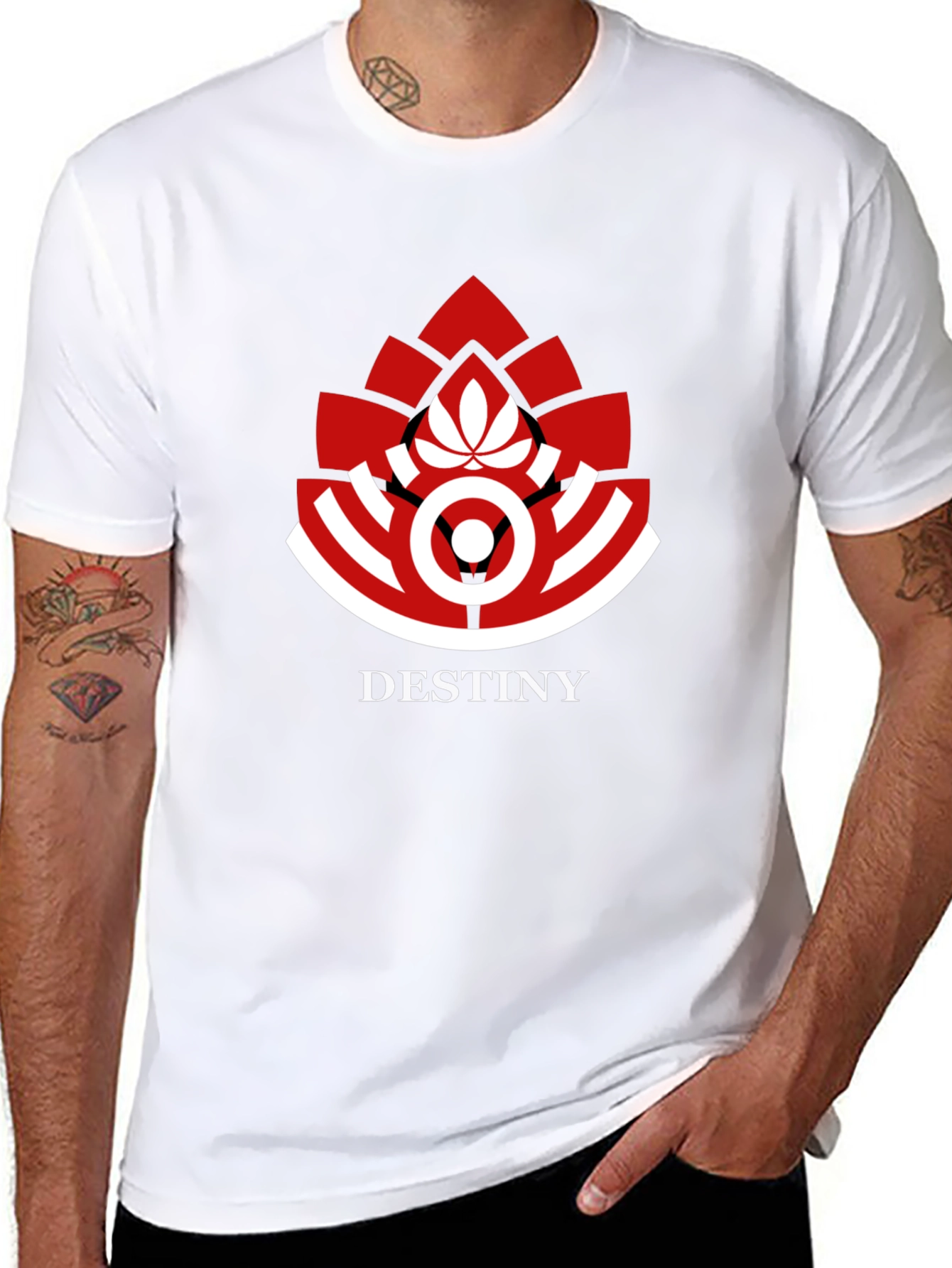 Destiny Logo Graphic Print Black T-Shirt