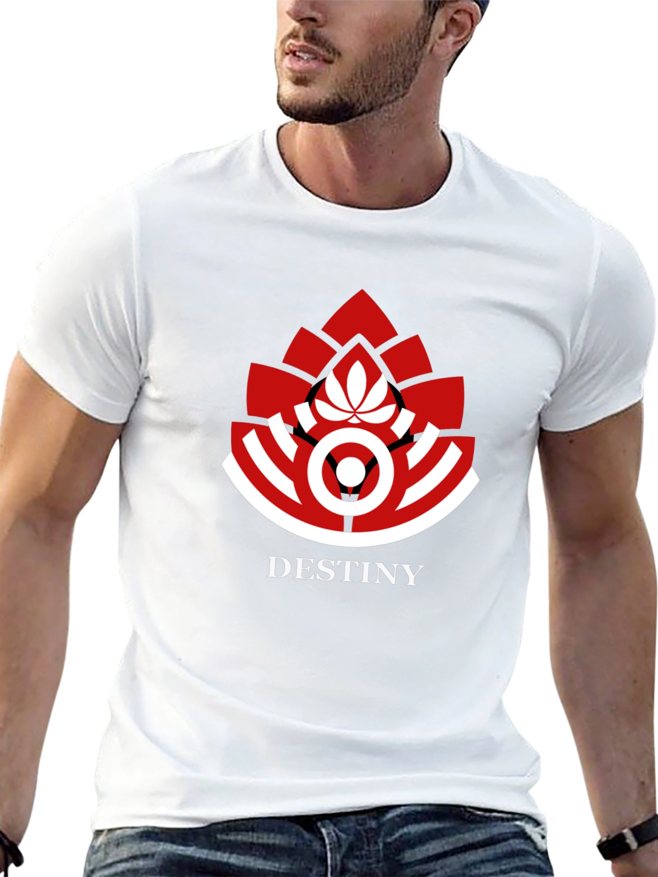 Destiny Logo Graphic Print Black T-Shirt