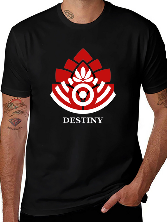 Destiny Logo Graphic Print Black T-Shirt