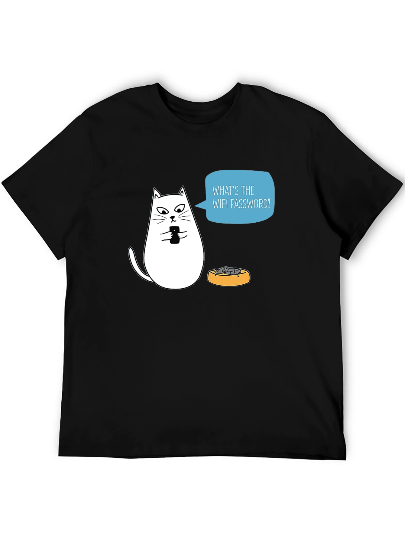 Funny Cat WiFi Password T-Shirt
