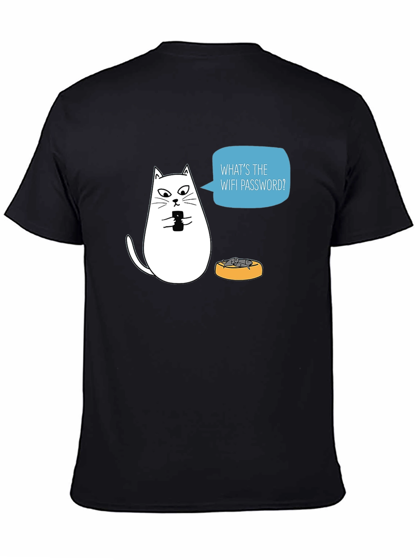 Funny Cat WiFi Password T-Shirt