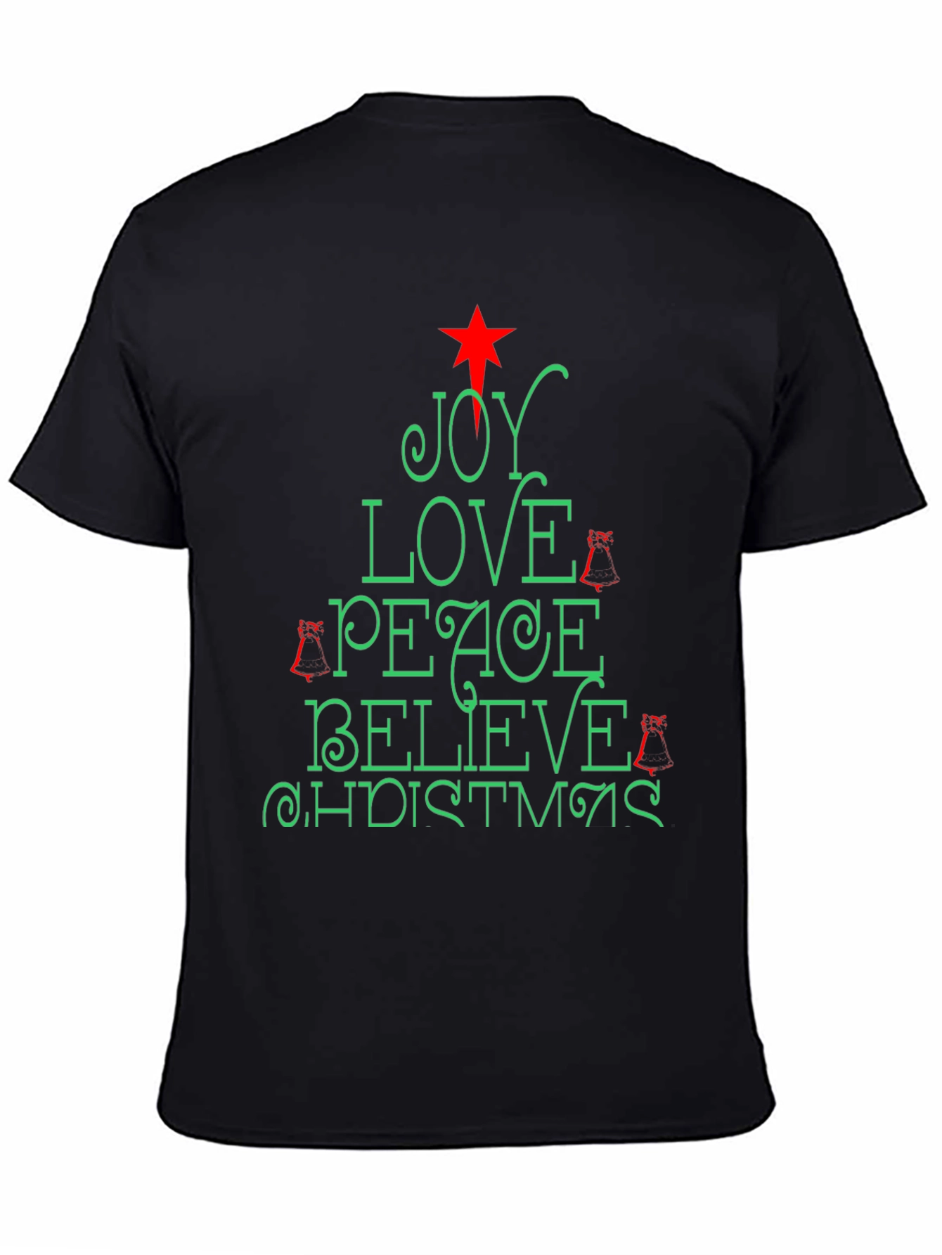 Holiday Christmas Joy Love Peace Tee