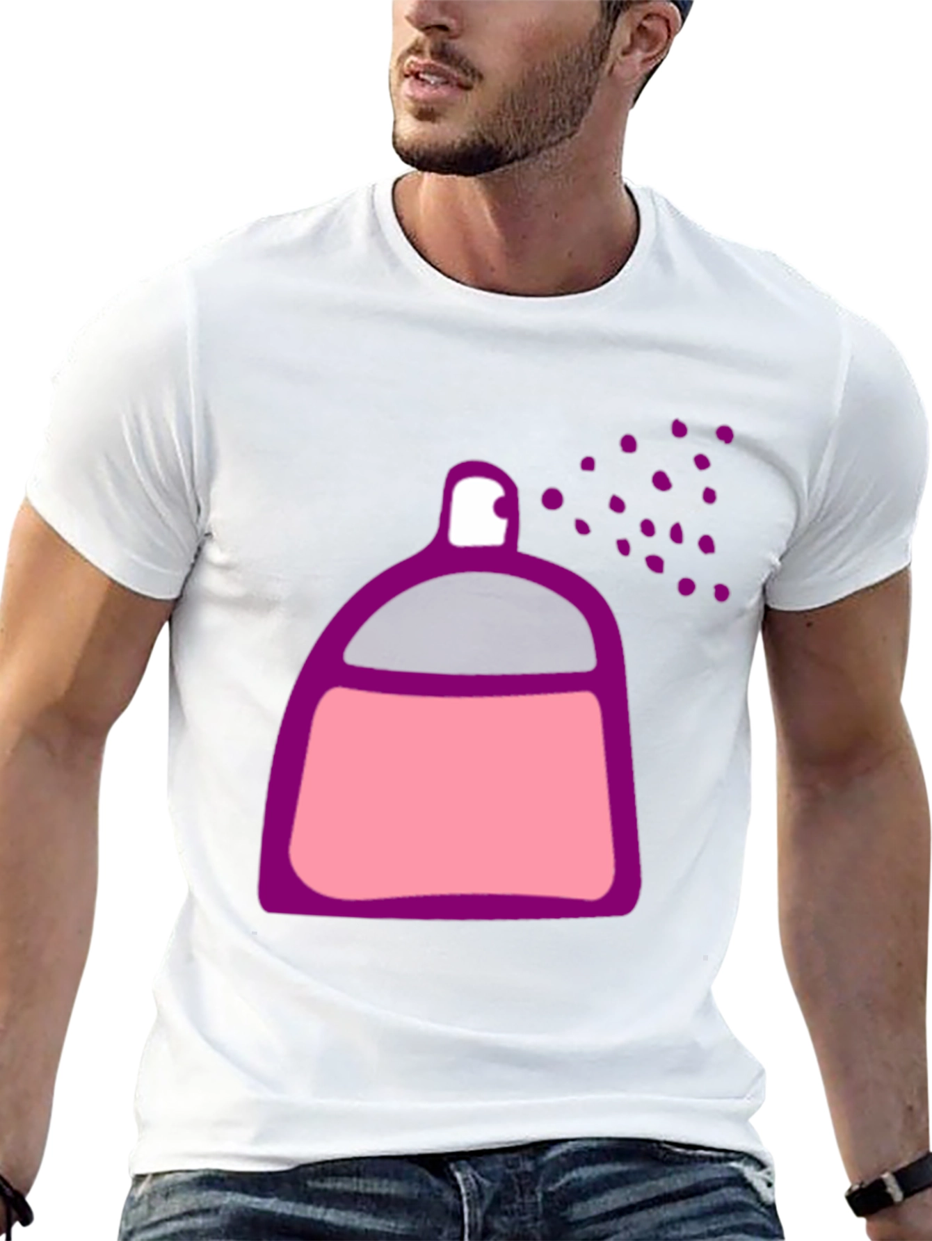 Spray Can Graphic Tee - Urban Style