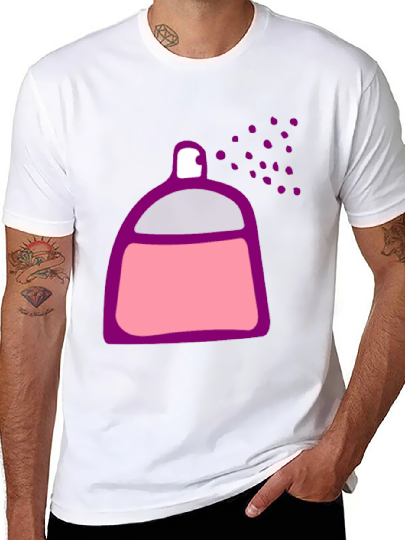 Spray Can Graphic Tee - Urban Style
