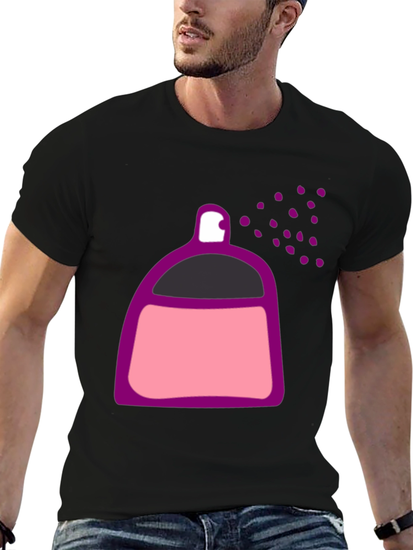 Spray Can Graphic Tee - Urban Style