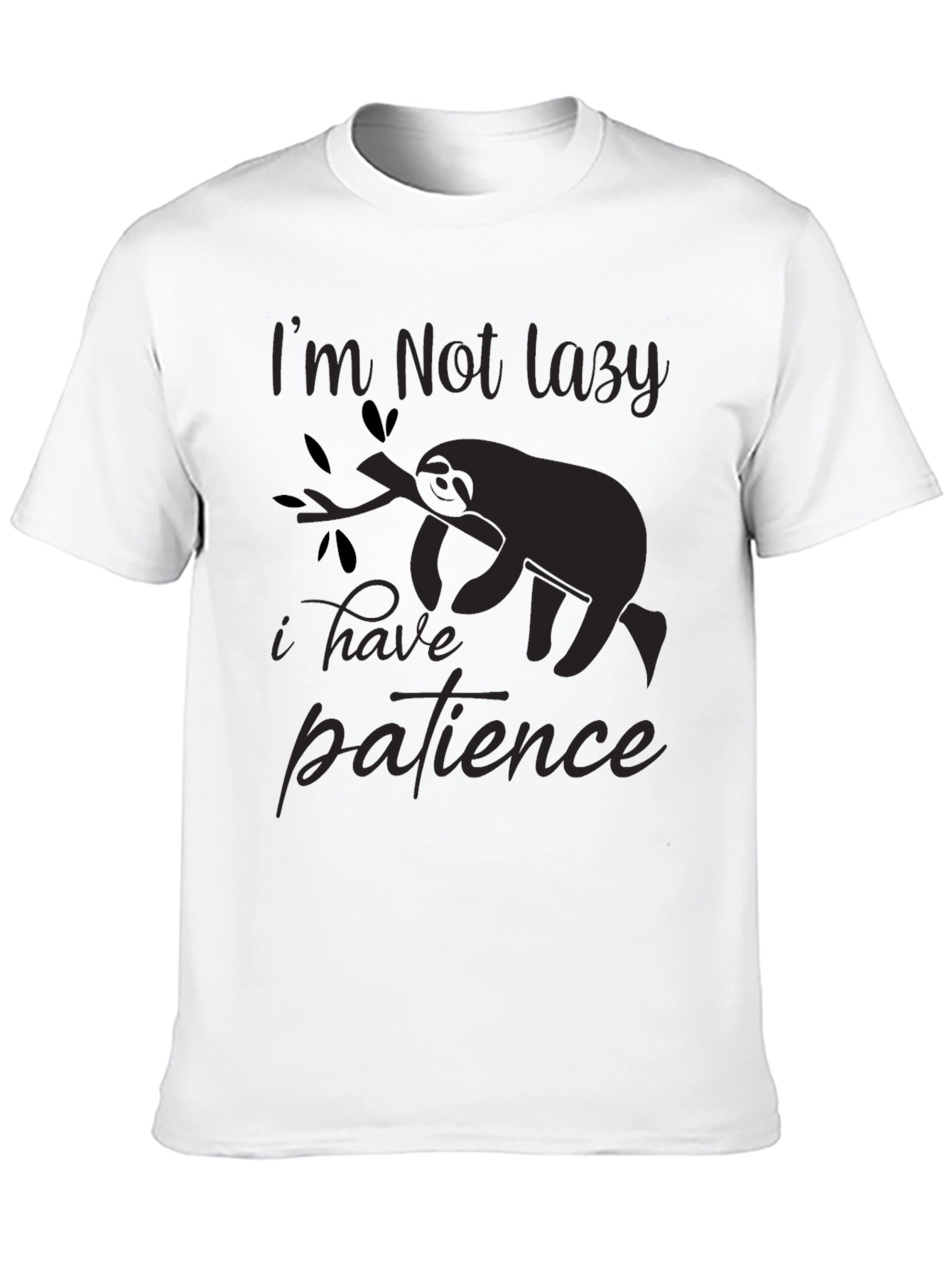 Im Not Lazy T-Shirt Sloth Patience Graphic Tee