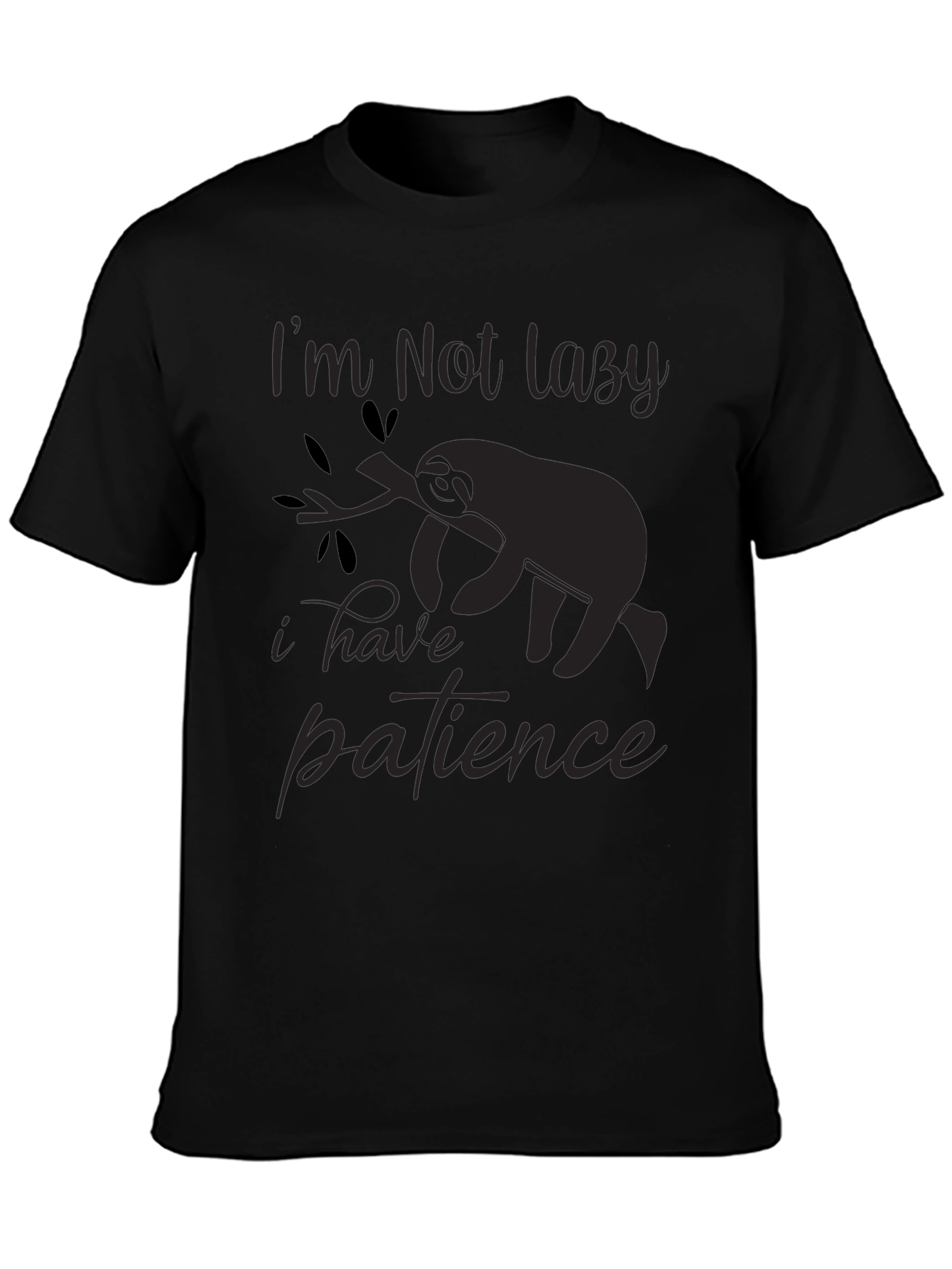 Im Not Lazy T-Shirt Sloth Patience Graphic Tee