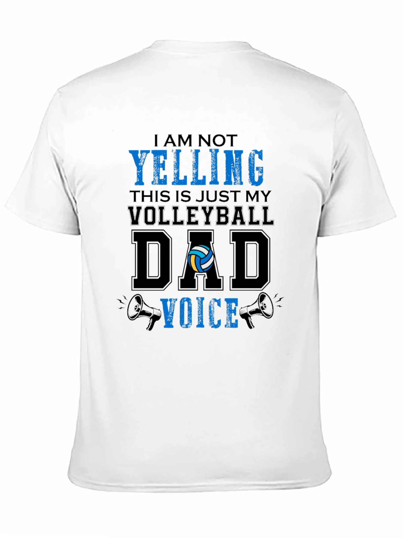 Volleyball Dad Voice Graphic T-Shirt