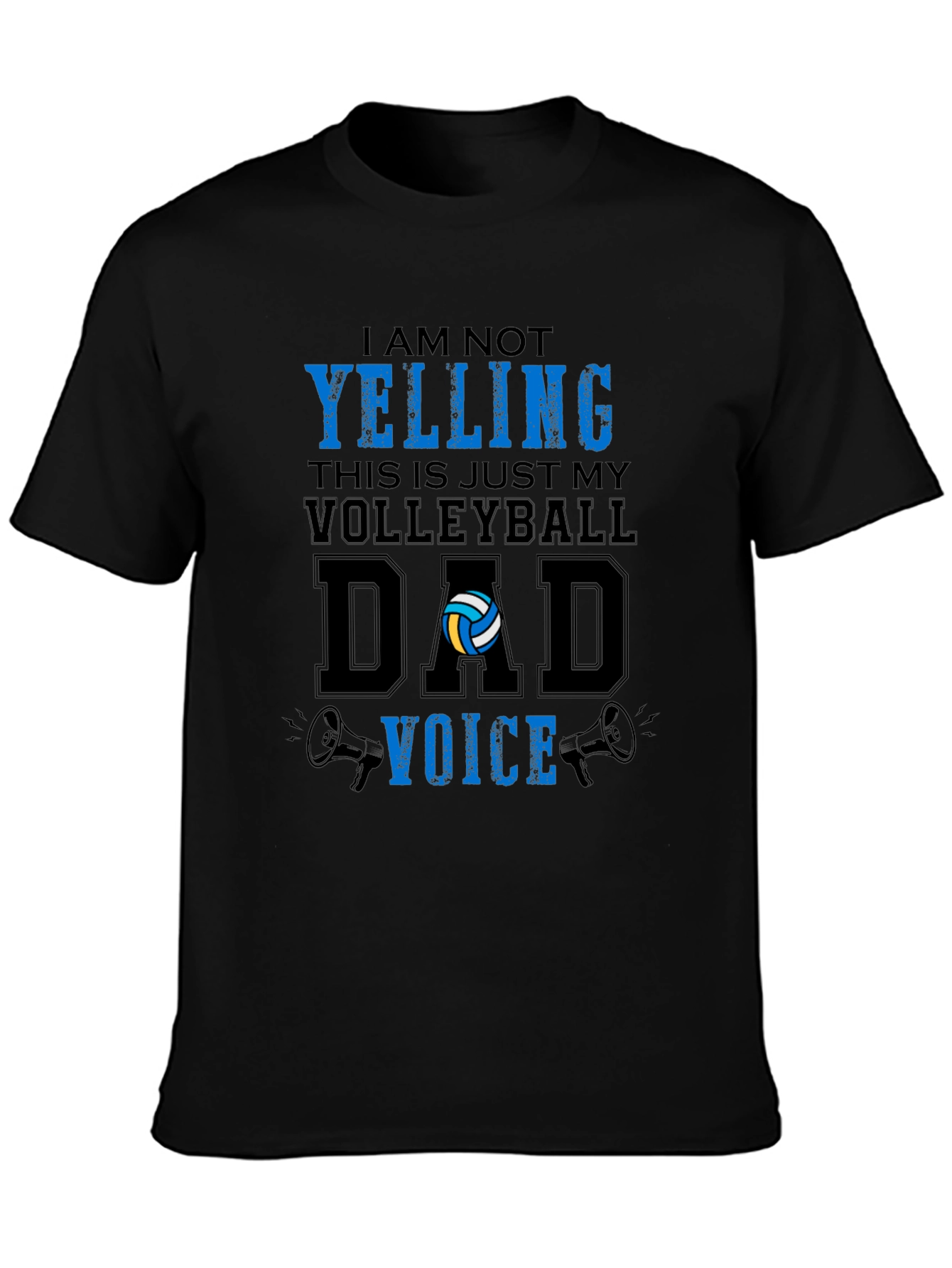 Volleyball Dad Voice Graphic T-Shirt